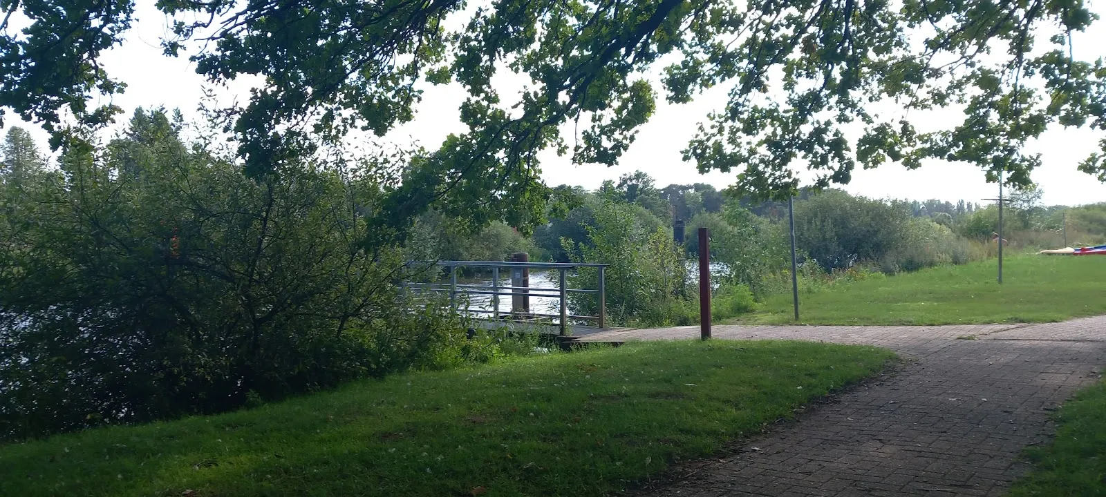 Мост Аллербрюке через реку Аллер, Германия