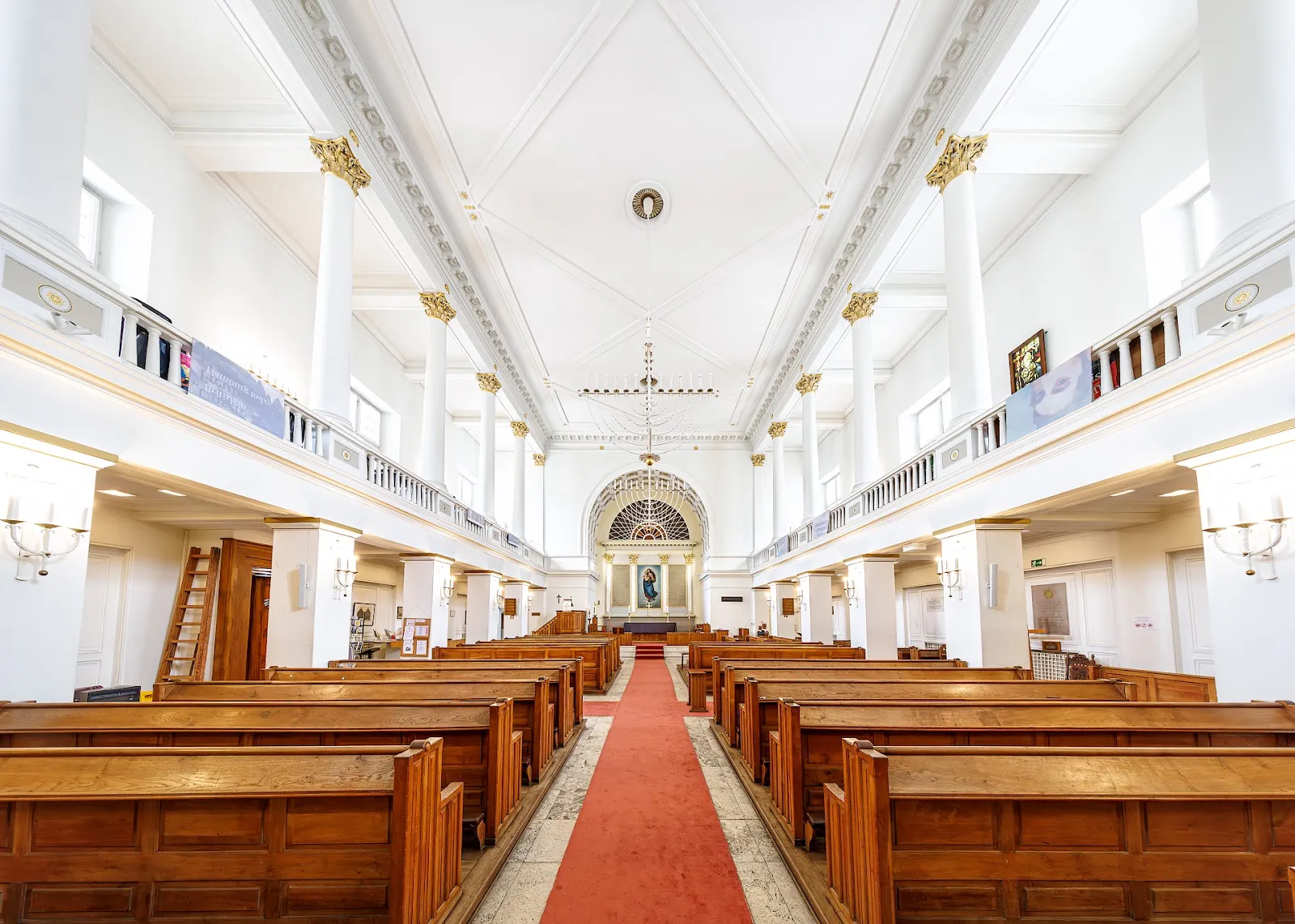 Фасад Англиканской церкви Святого Томаса Бекета в Гамбурге