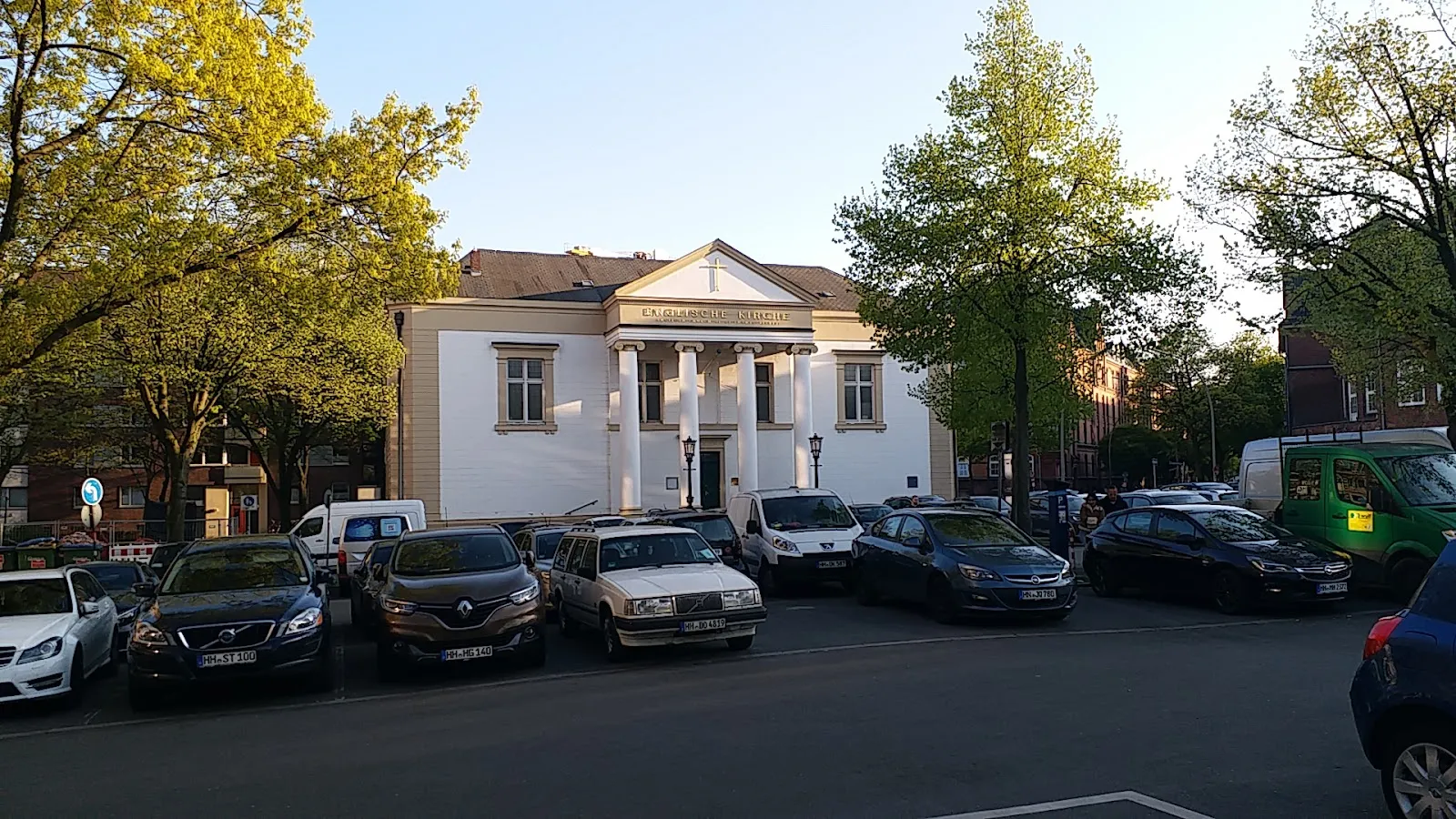 Фасад Англиканской церкви Святого Томаса Бекета в Гамбурге