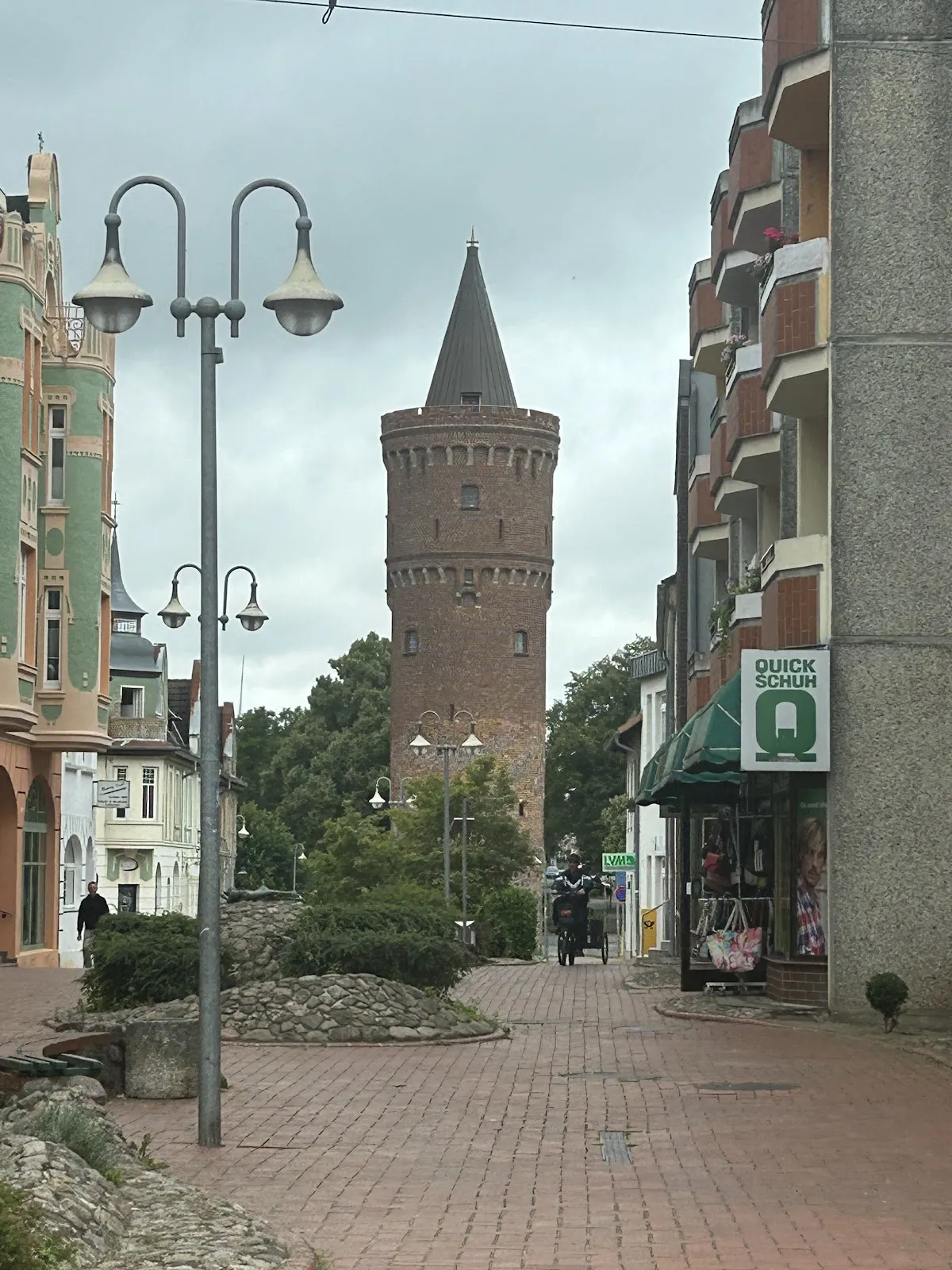 Башня Фангельтюрм в городе Фридланд, Германия