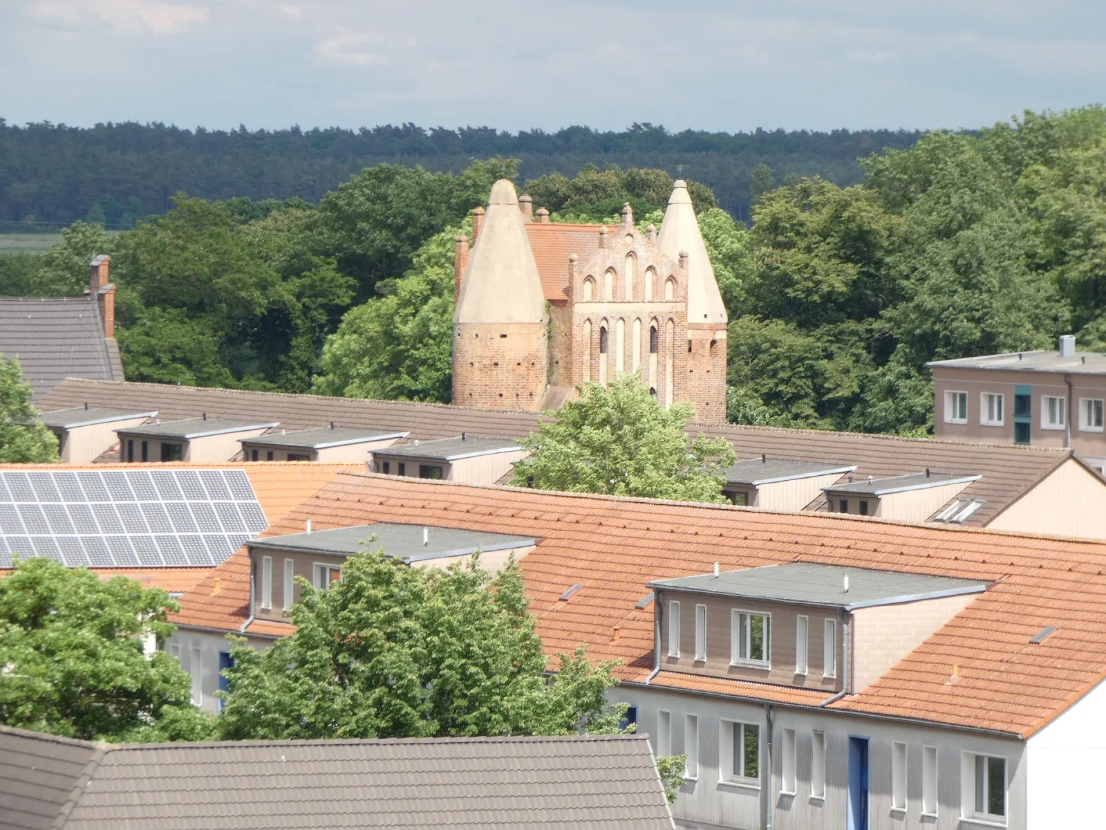 Башня Фангельтюрм в городе Фридланд, Германия