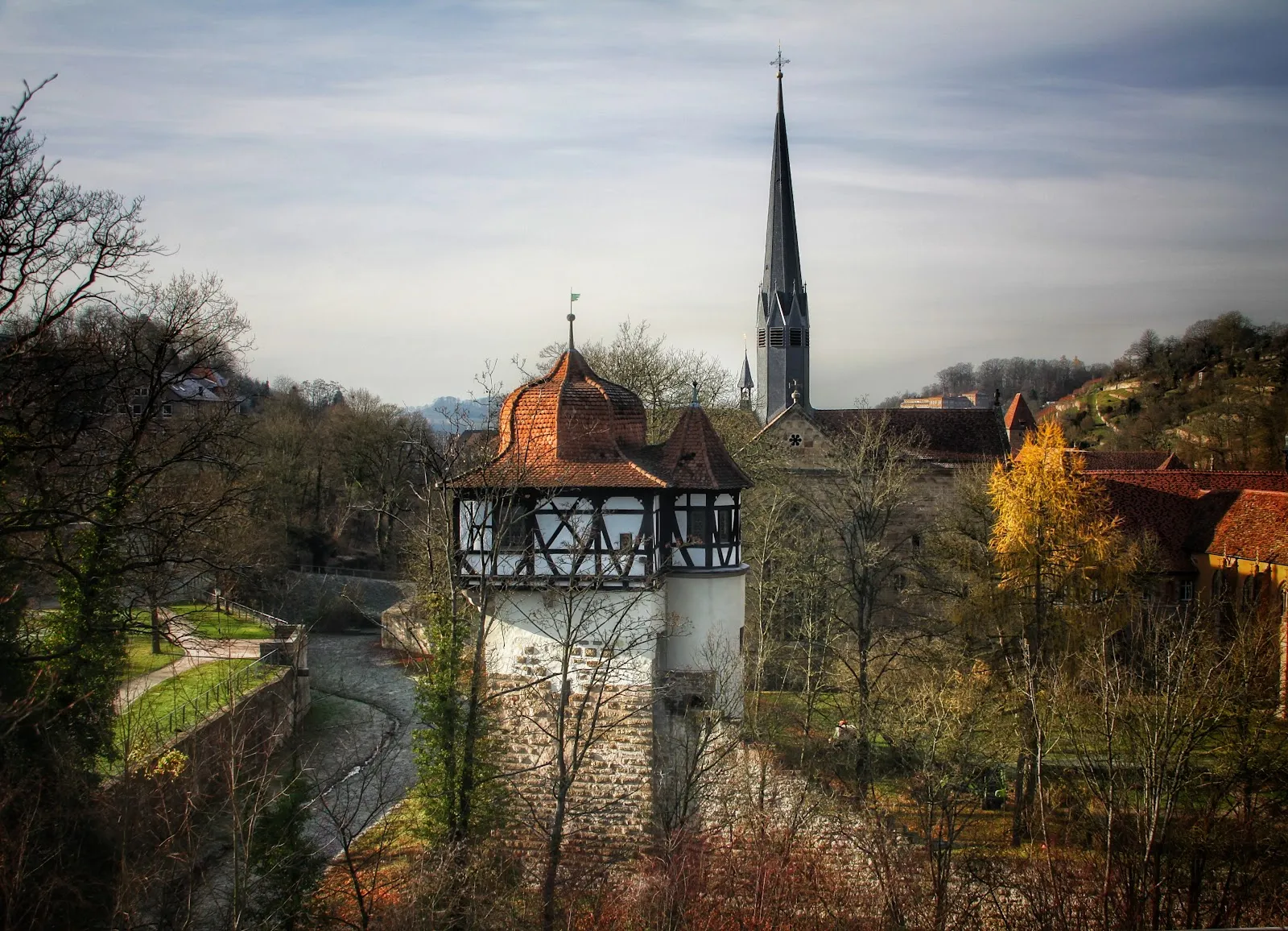 Башня Фауста в монастыре Маульбронн, Германия