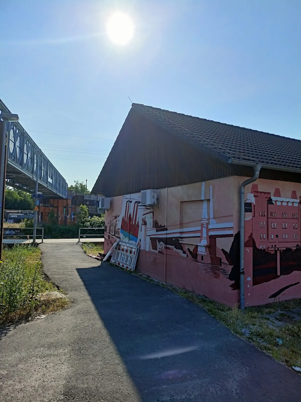 Вид на старый город Бранденбург-на-Хафеле с рекой Хафель