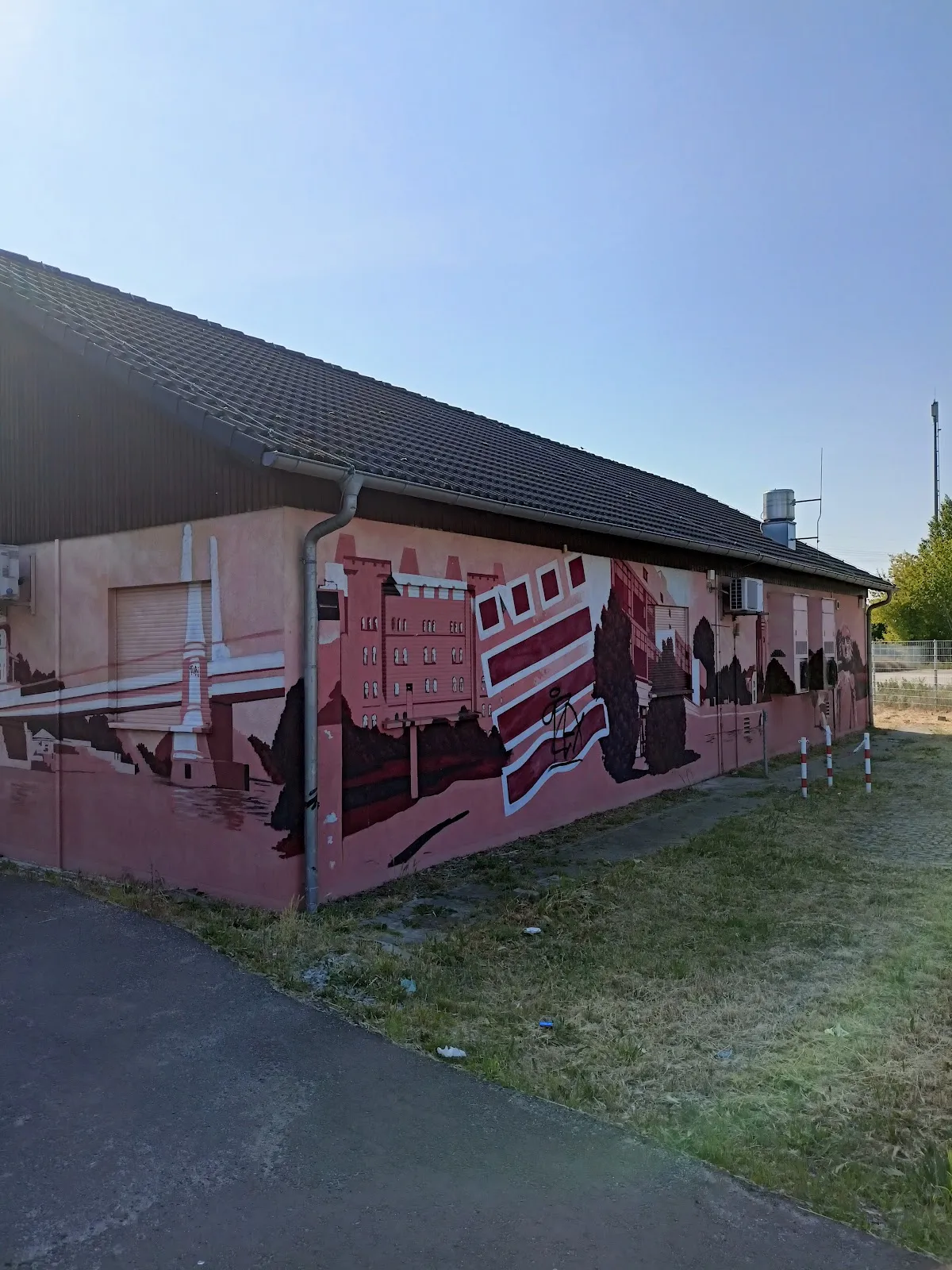 Вид на старый город Бранденбург-на-Хафеле с рекой Хафель