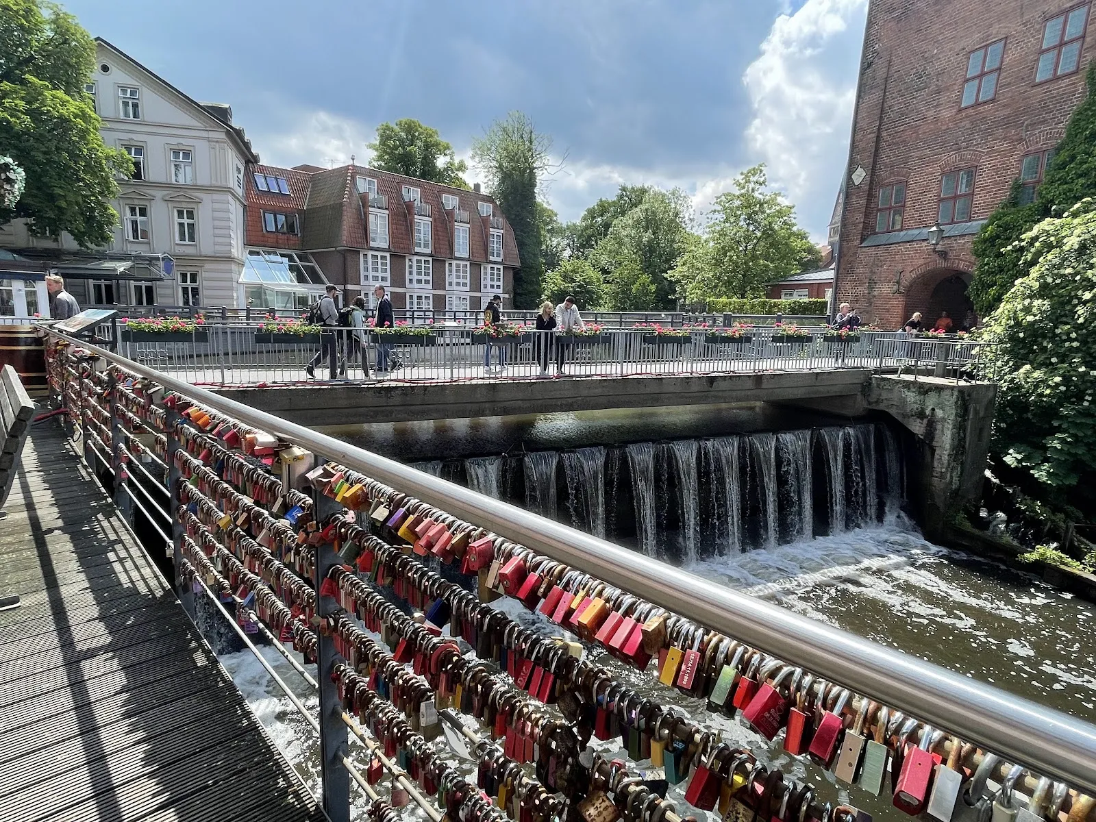 Исторический мост Браузебрюке в Люнебурге, Германия