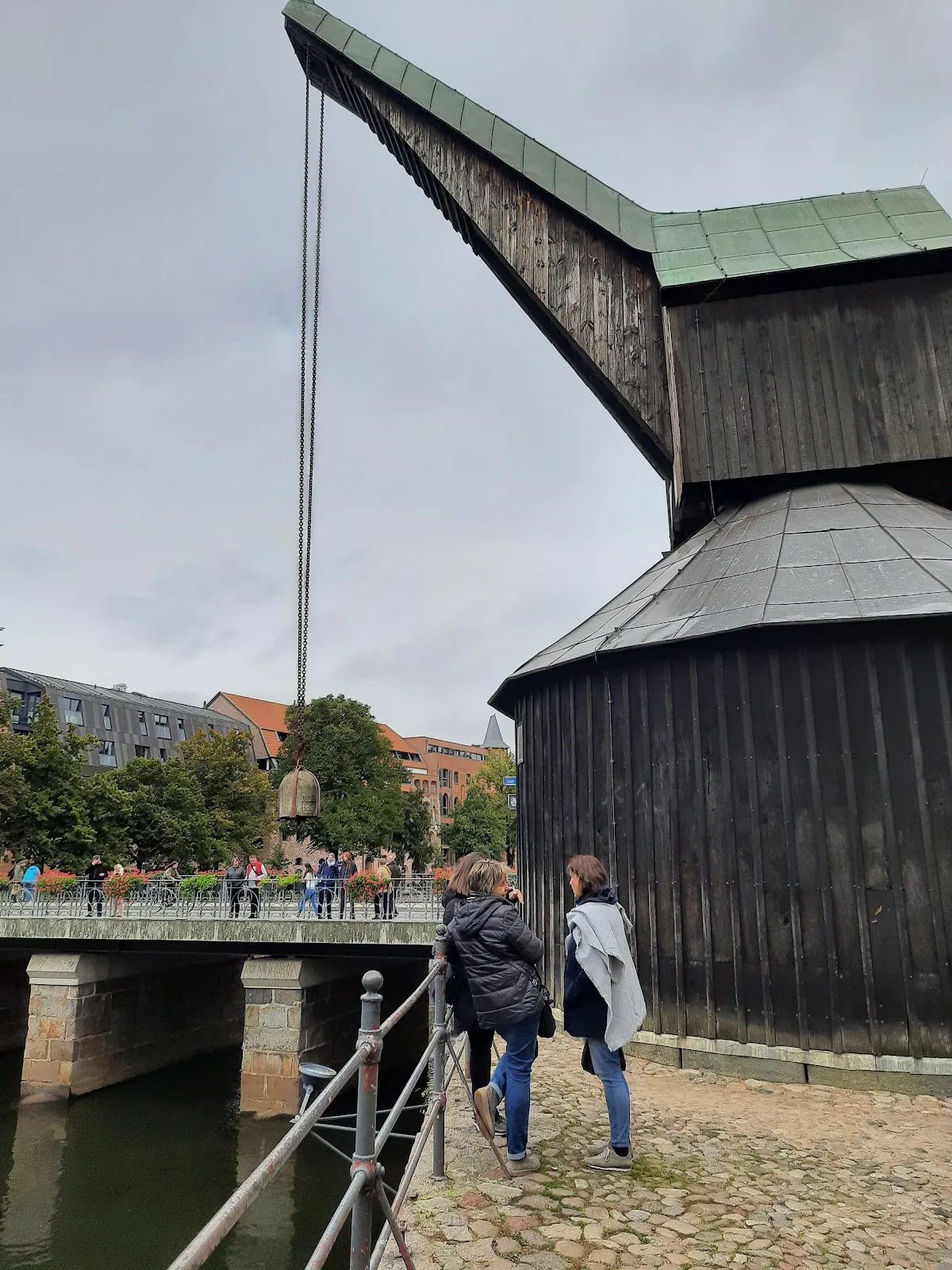 Исторический мост Браузебрюке в Люнебурге, Германия