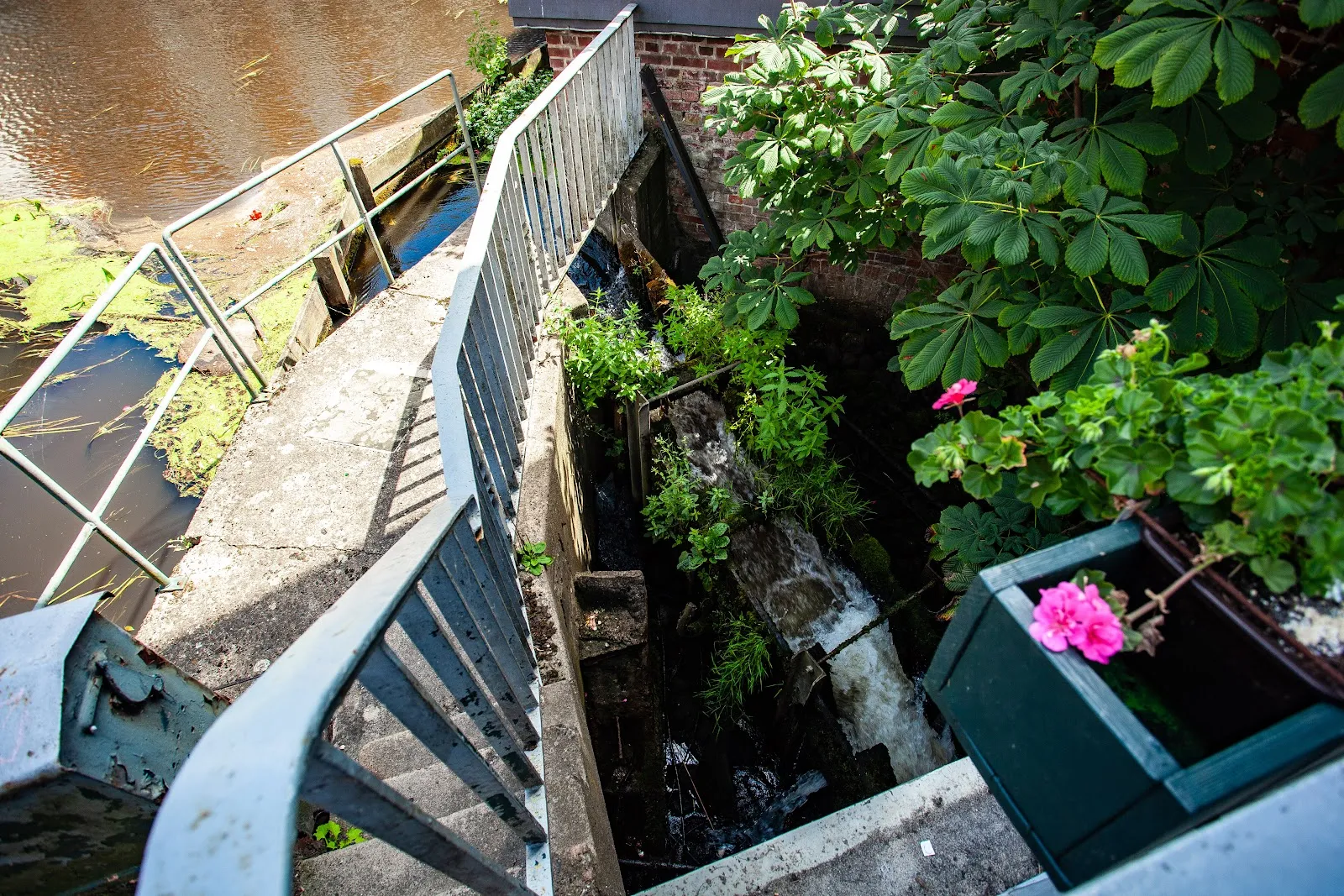 Исторический мост Браузебрюке в Люнебурге, Германия