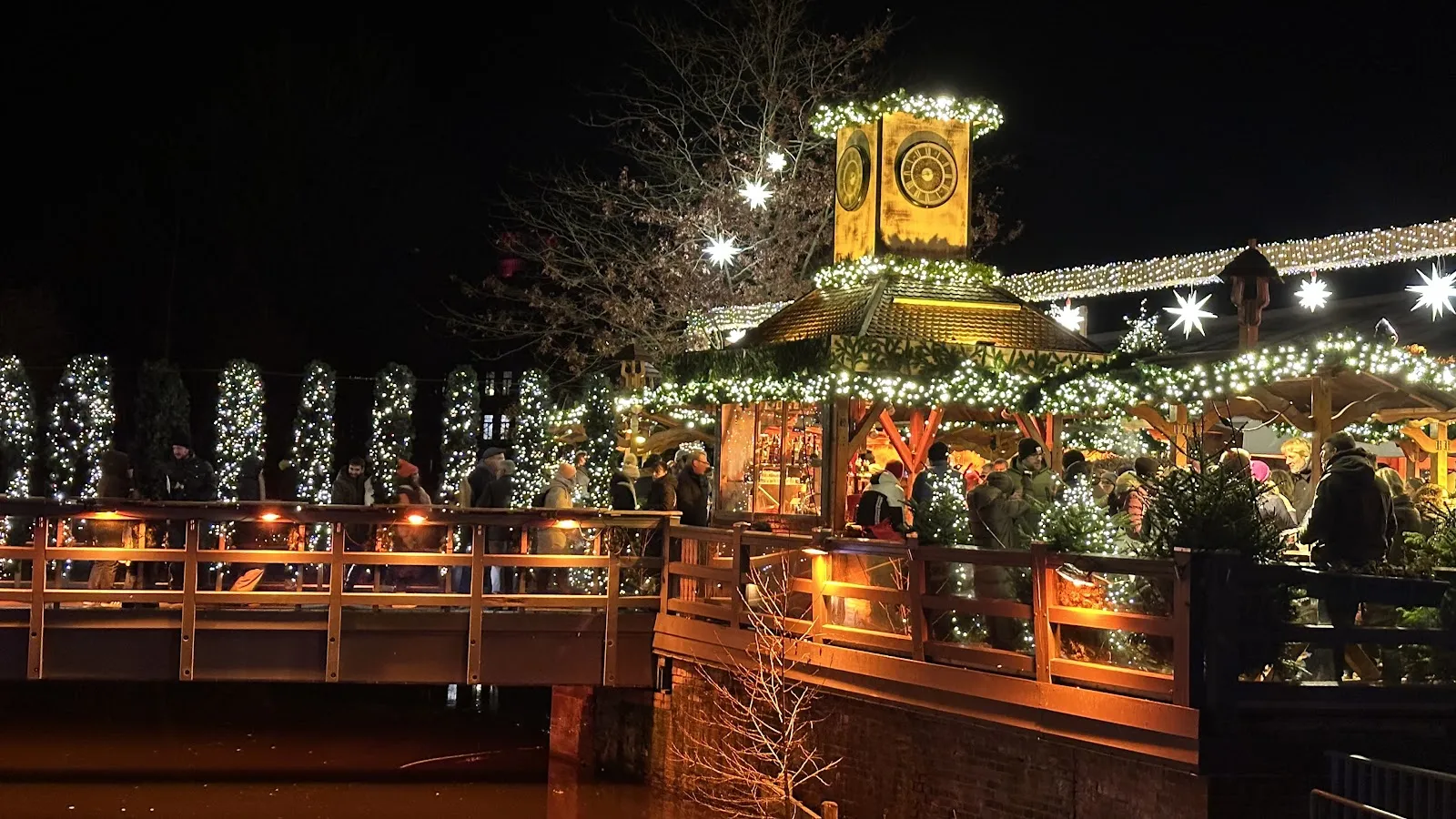 Исторический мост Браузебрюке в Люнебурге, Германия