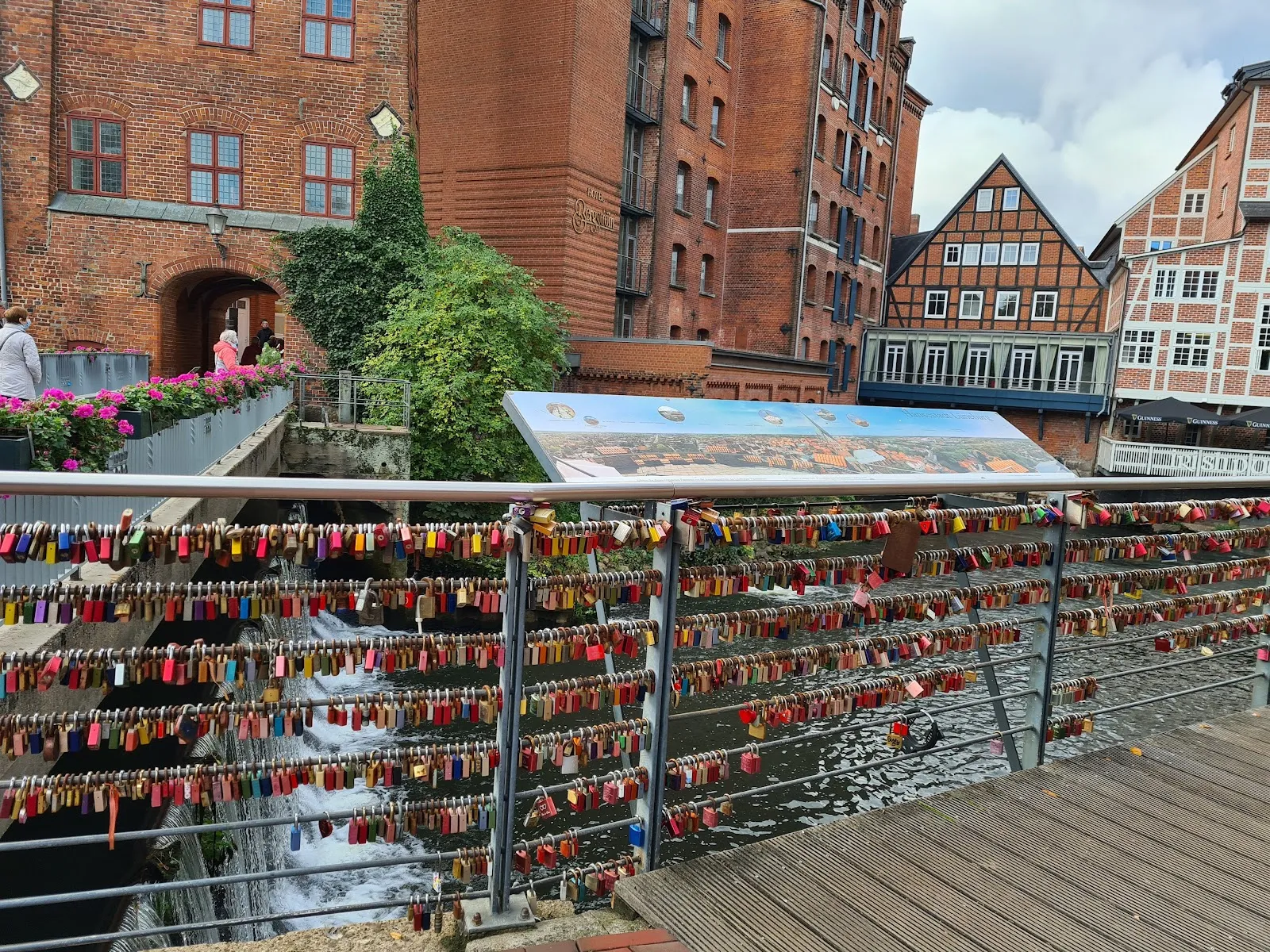Исторический мост Браузебрюке в Люнебурге, Германия