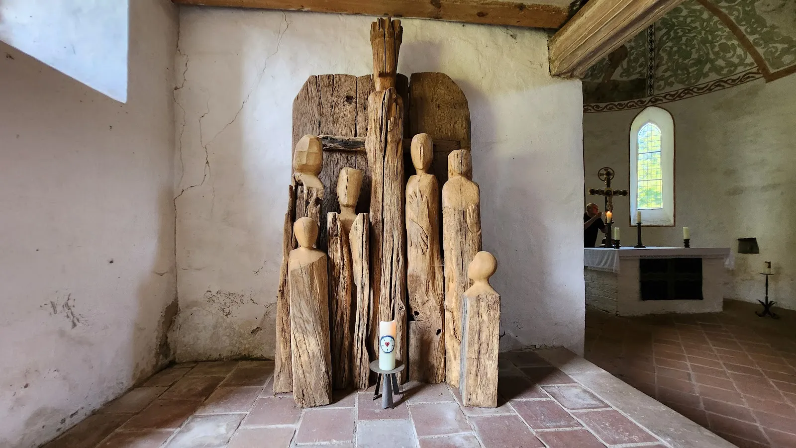 Церковь Беллин, старинный собор в Кракове-ам-Зее, Германия