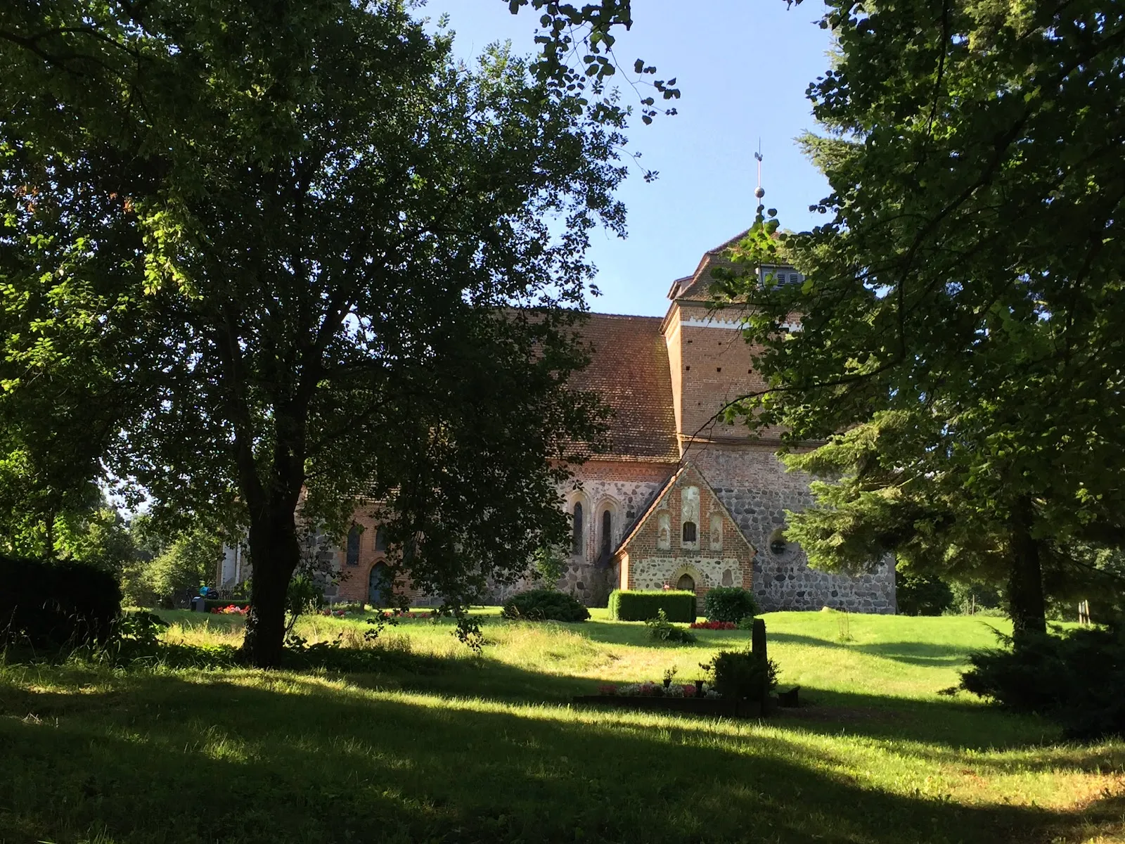 Церковь Беллин, старинный собор в Кракове-ам-Зее, Германия