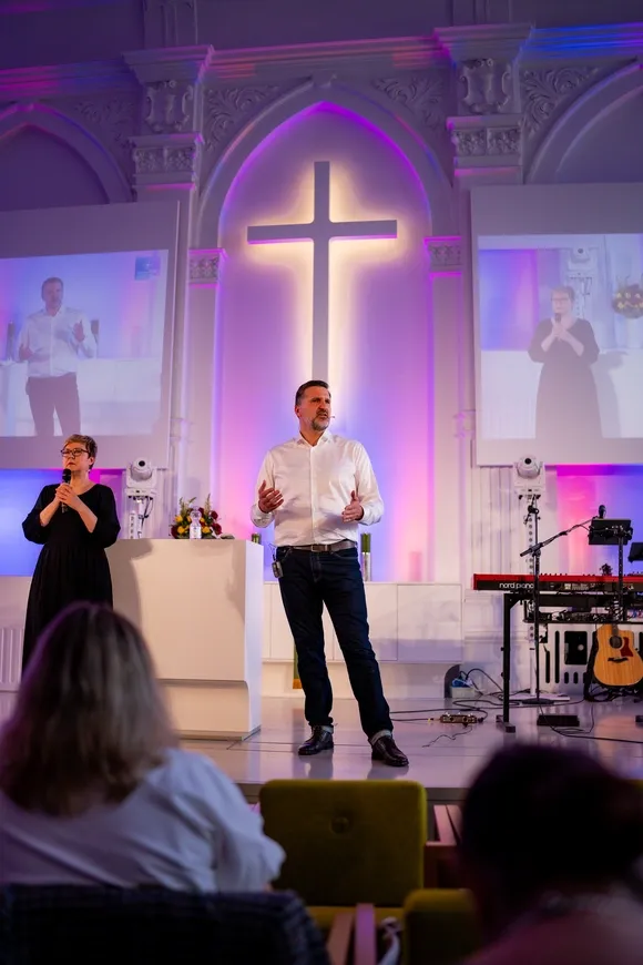 Вид на Церковь Христа в Бремене