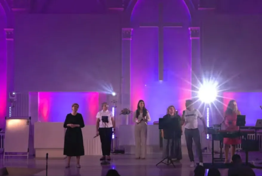 Вид на Церковь Христа в Бремене