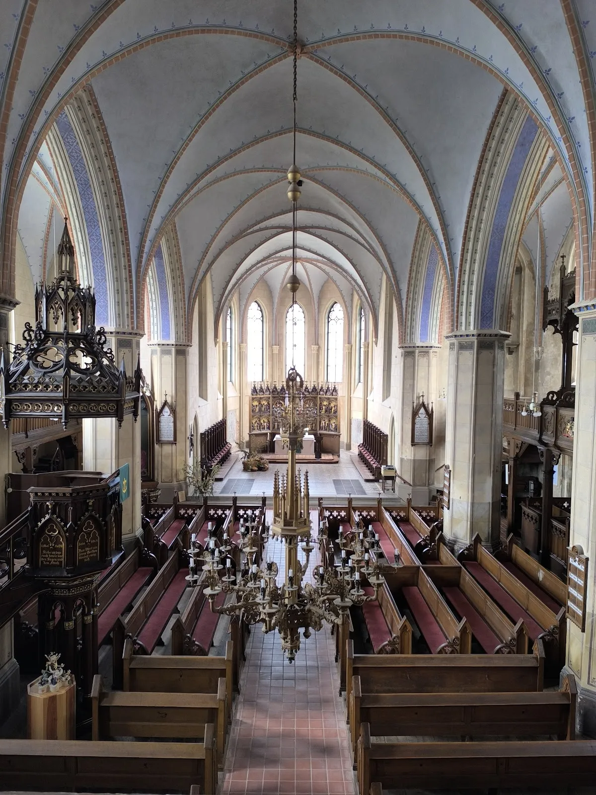 Церковь Святого Фомы в Трибзее, Германия, вид снаружи