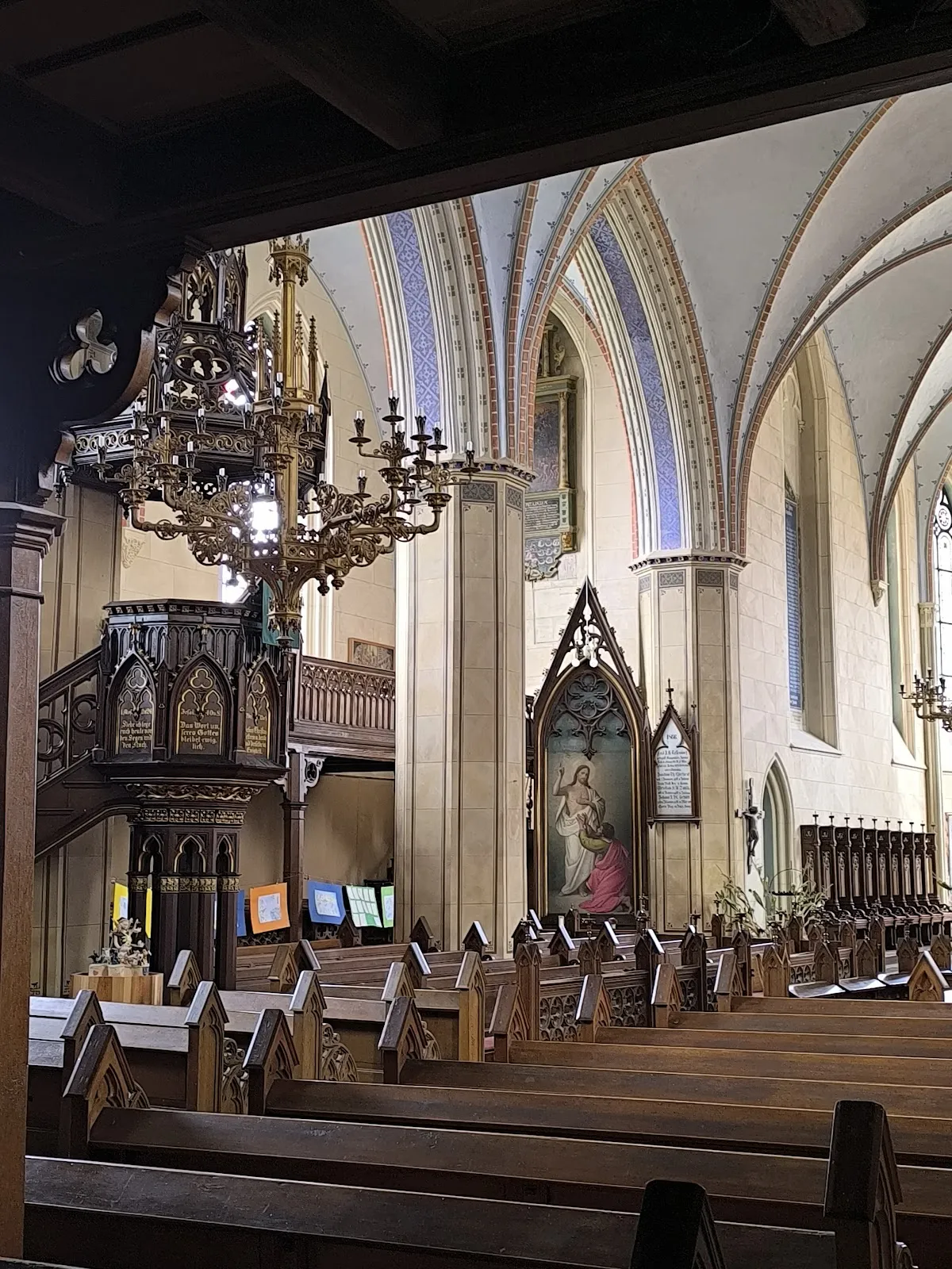 Церковь Святого Фомы в Трибзее, Германия, вид снаружи