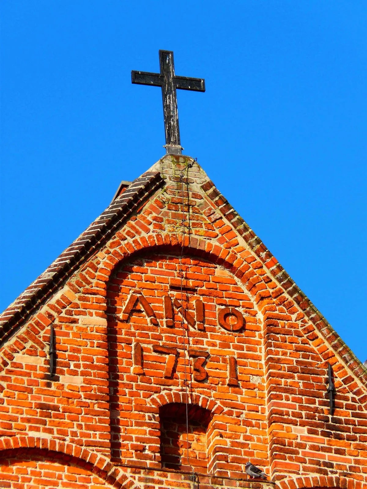 Церковь Святого Фомы в Трибзее, Германия, вид снаружи