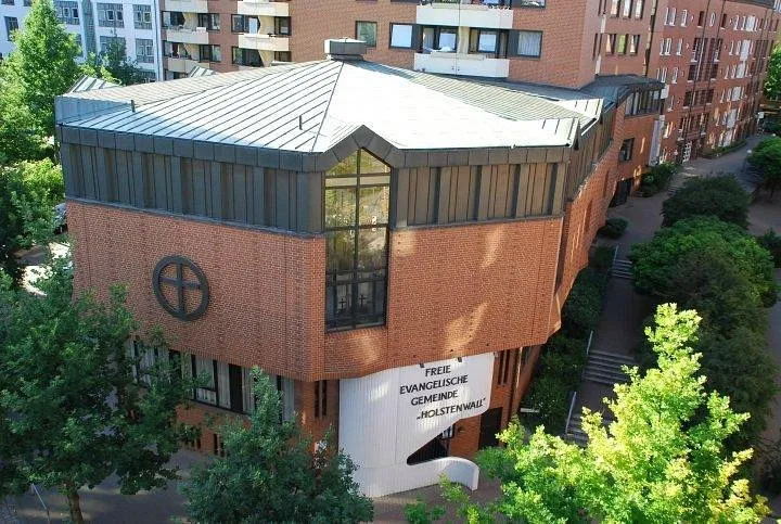 Вид на Церковь Святого Михаила в Гамбурге