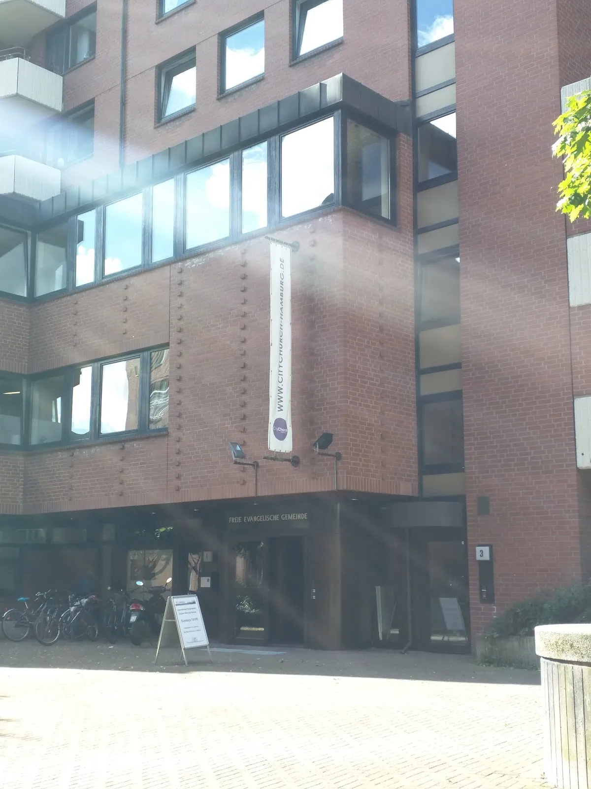 Вид на Церковь Святого Михаила в Гамбурге