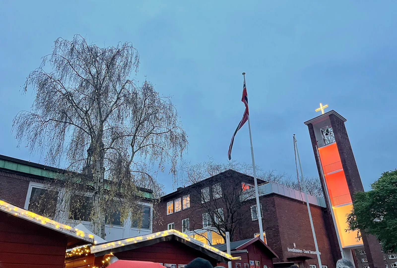 Внешний вид Датской церкви моряков в Гамбурге