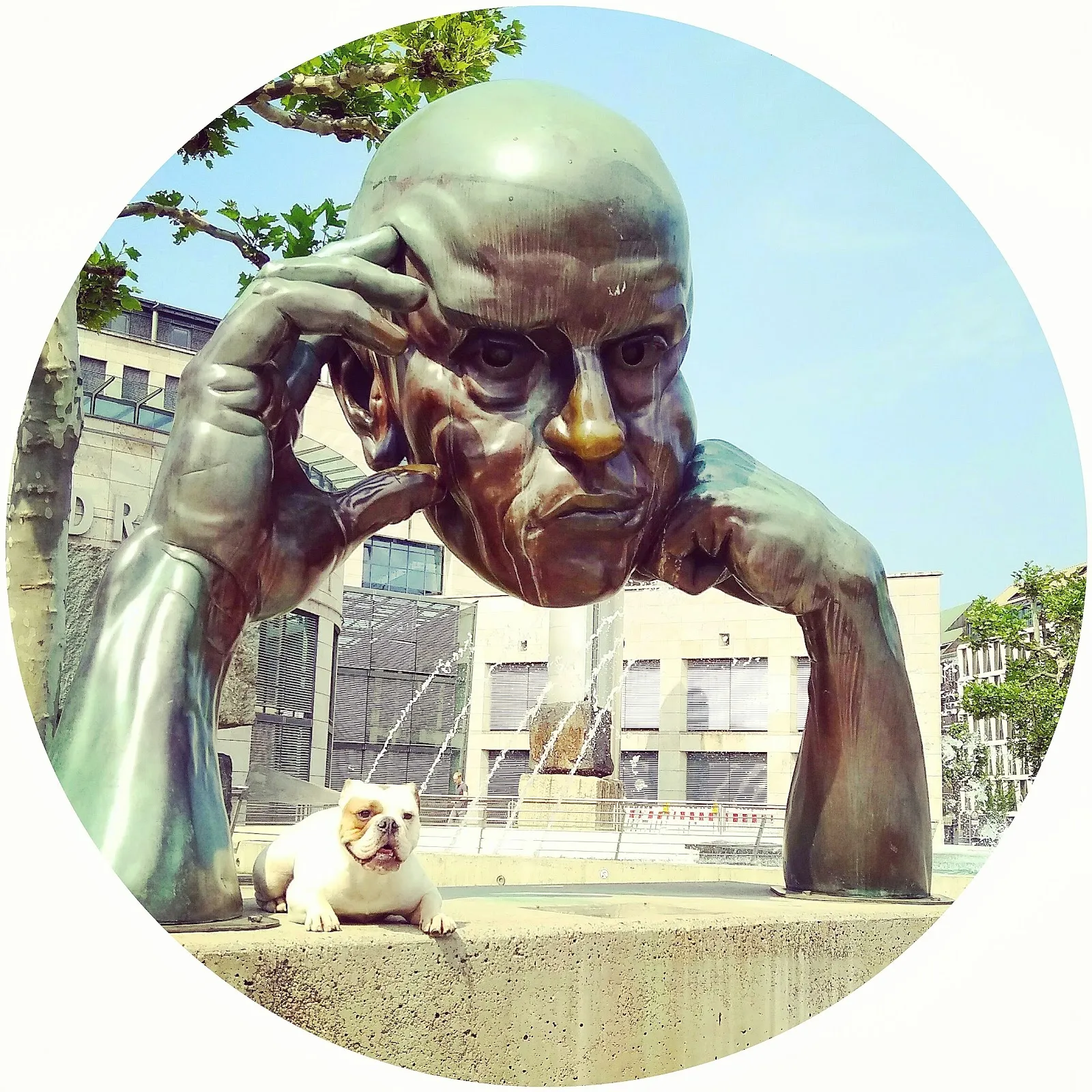 Памятник Denkpartner в Штутгарте