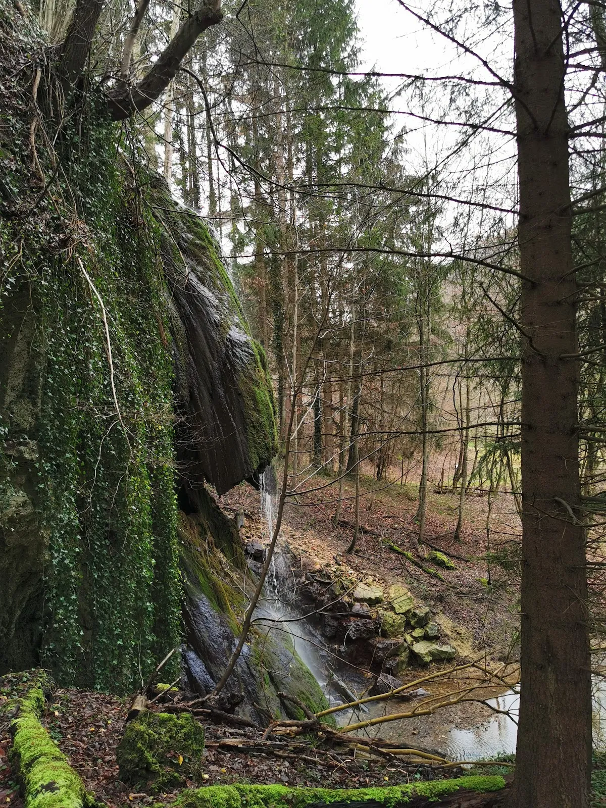 Дракенштайнер водопад в Германии