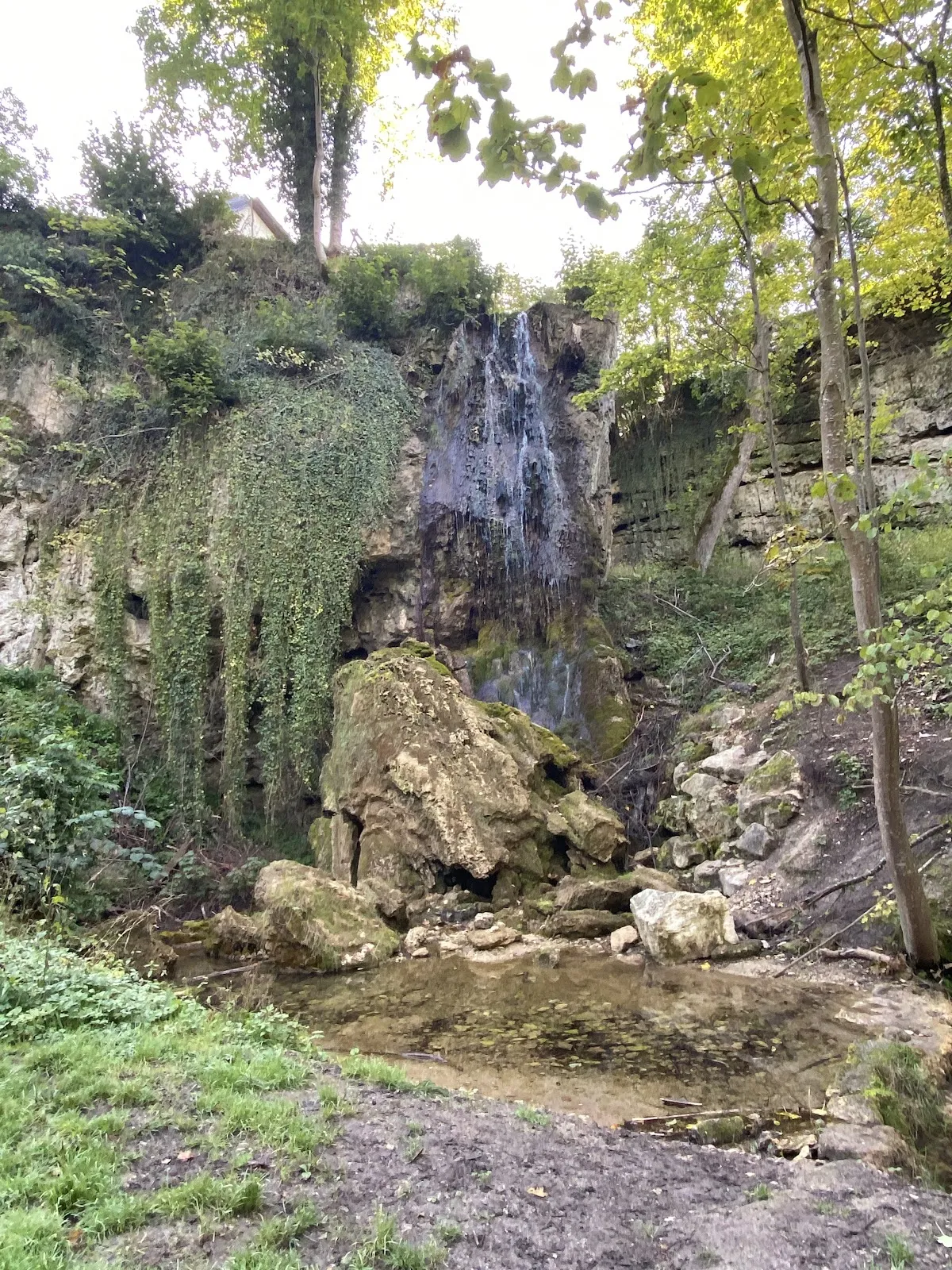 Дракенштайнер водопад в Германии
