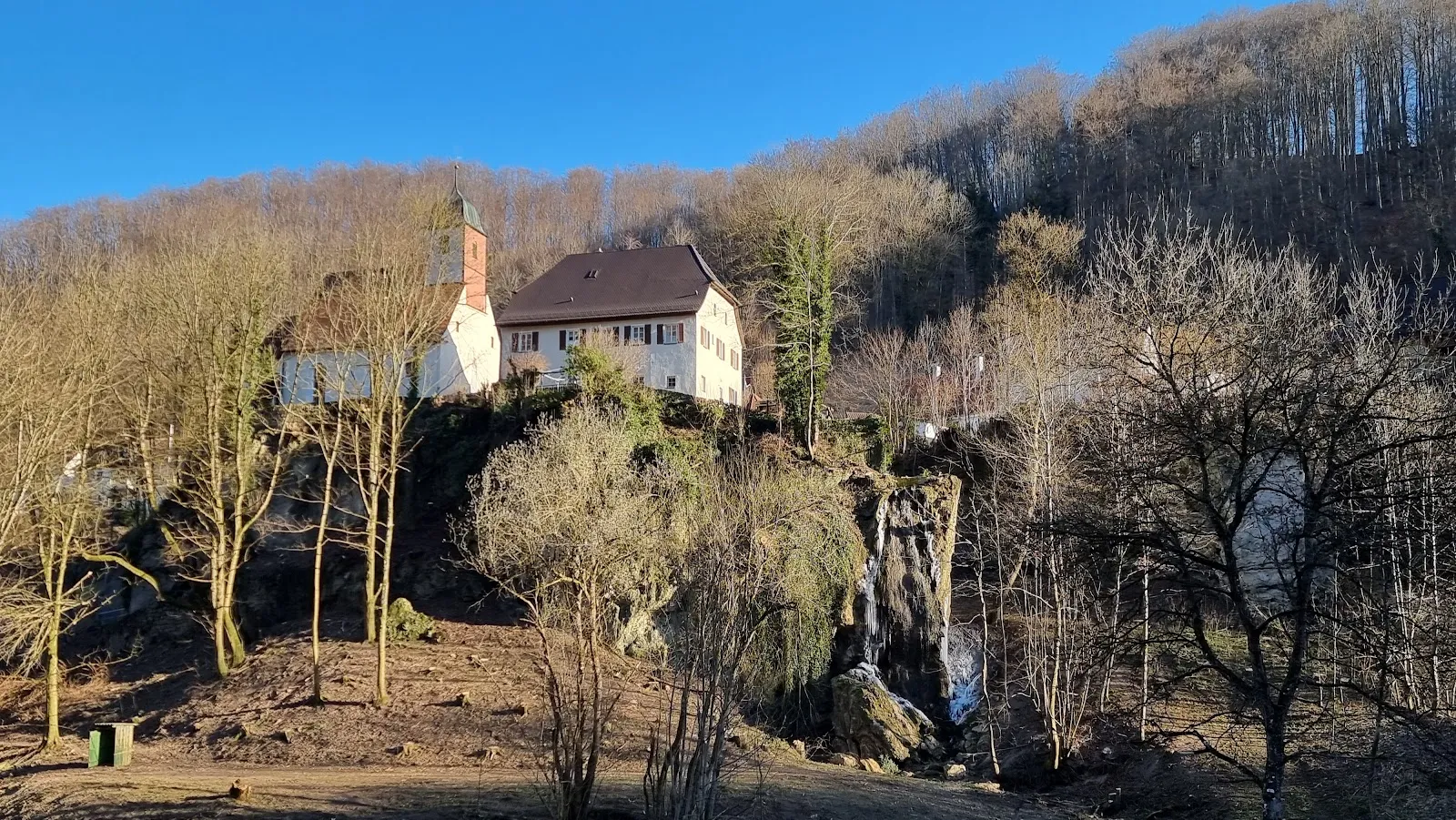 Дракенштайнер водопад в Германии