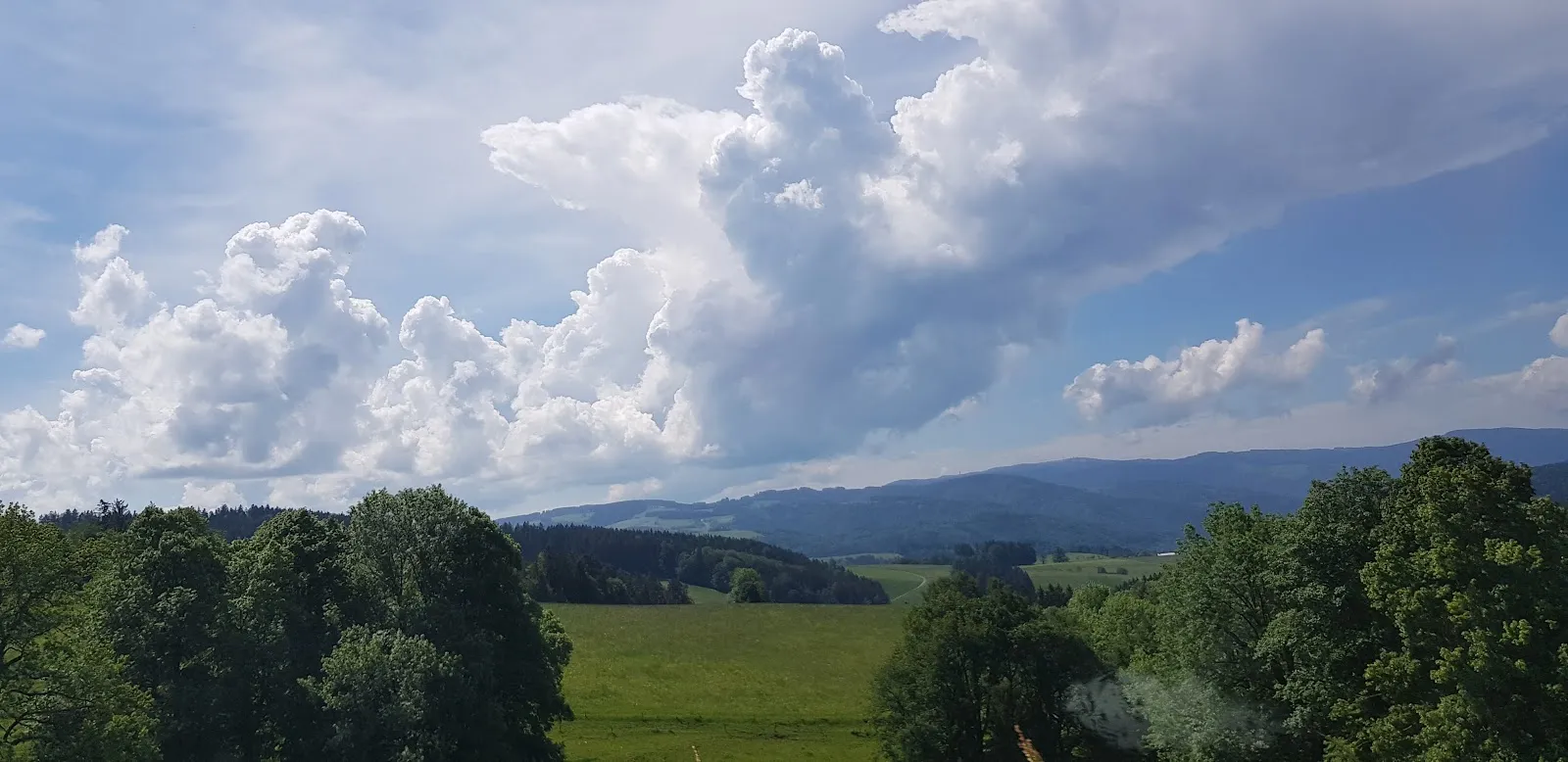 Здание Духовного центра Святого Петра на фоне природы