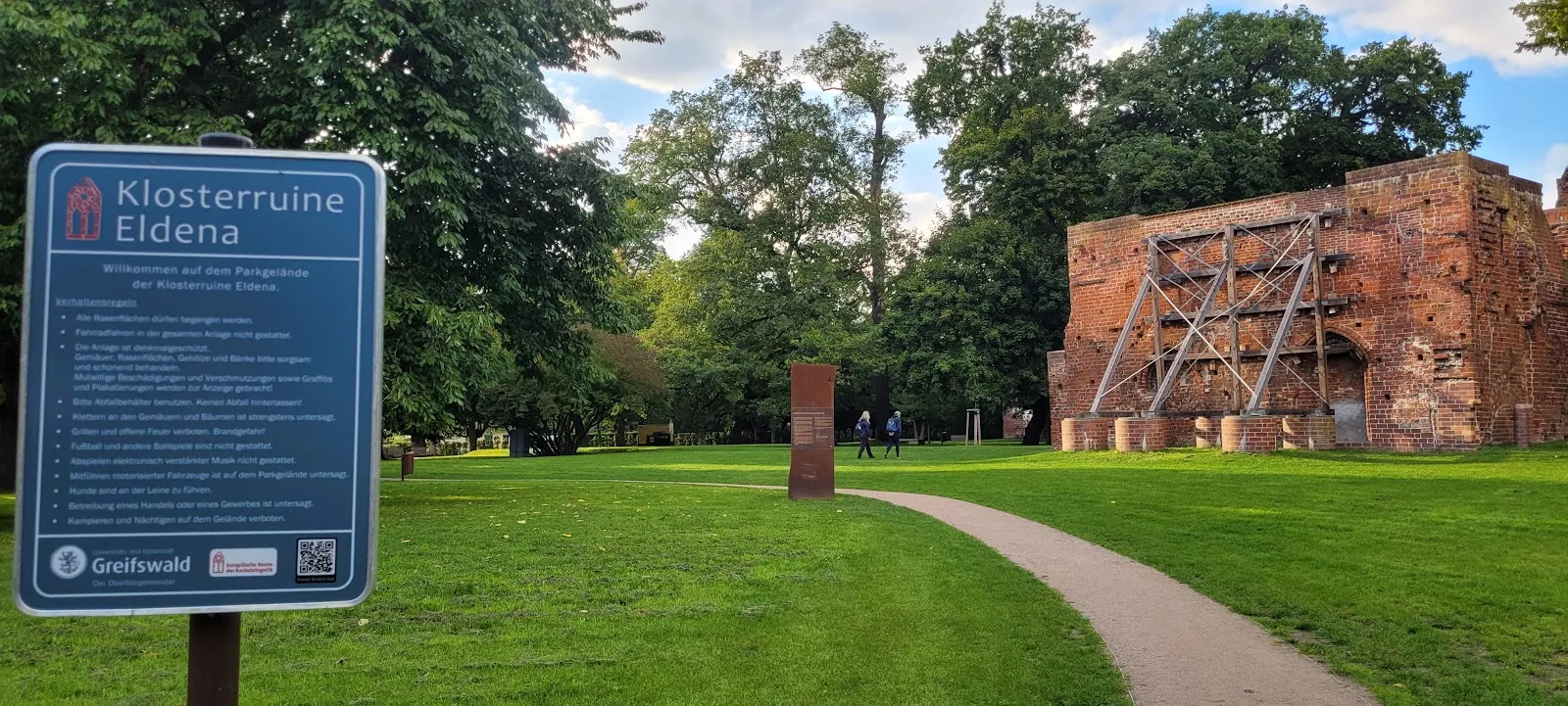 Здание Эльденского аббатства в Грайфсвальде