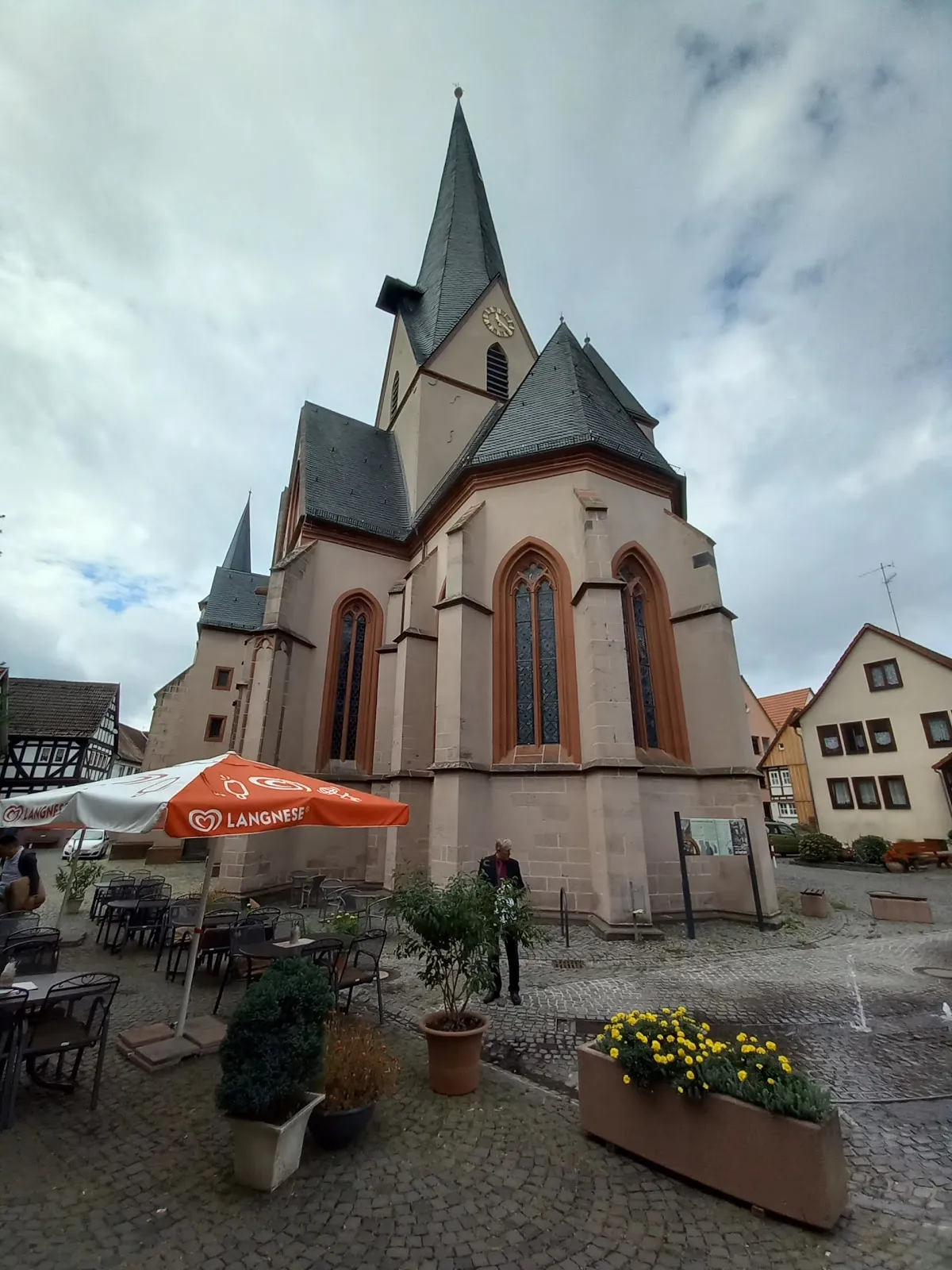 Вид на горный массив Фогельсберг в Германии