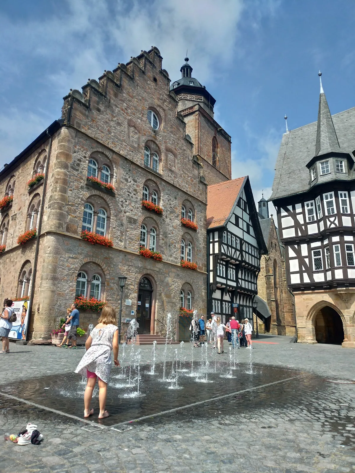 Вид на горный массив Фогельсберг в Германии