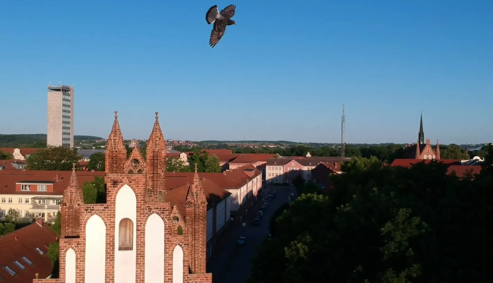 Фридландские ворота в городе Нойбранденбург, Германия