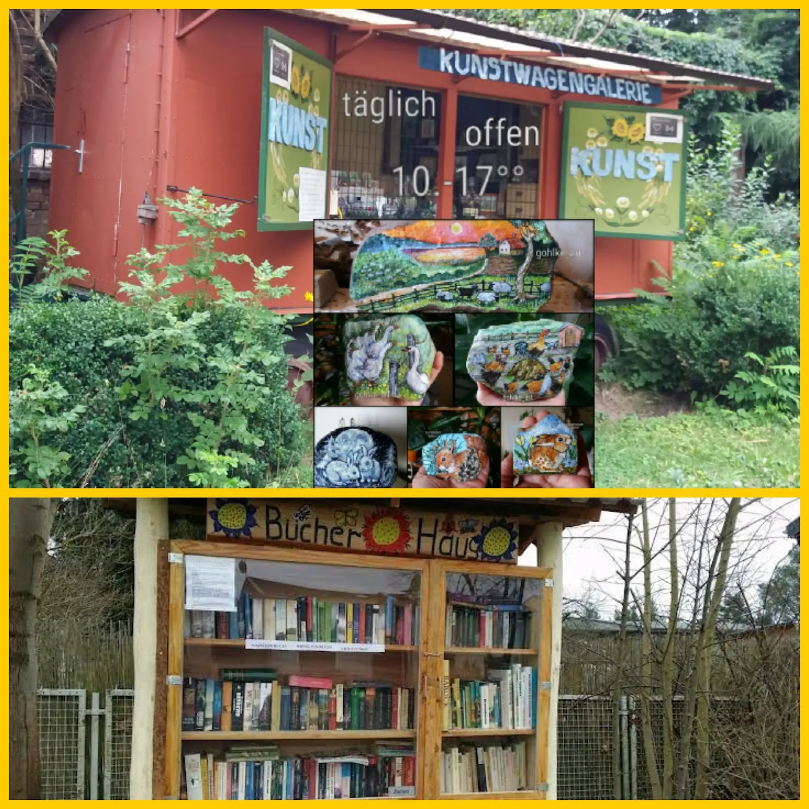 Здание галереи Kunstwagengalerie в Хорине