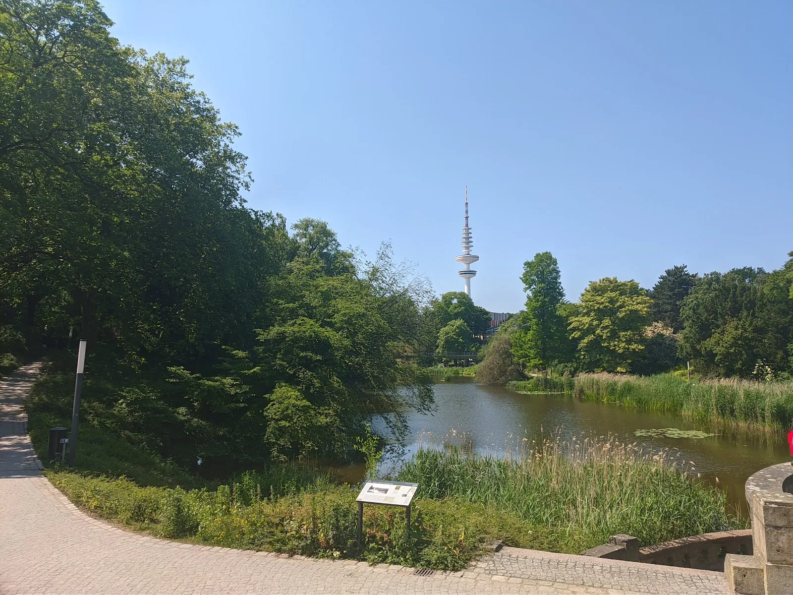 Панорамный вид на Гамбург с Гамбургской телебашни