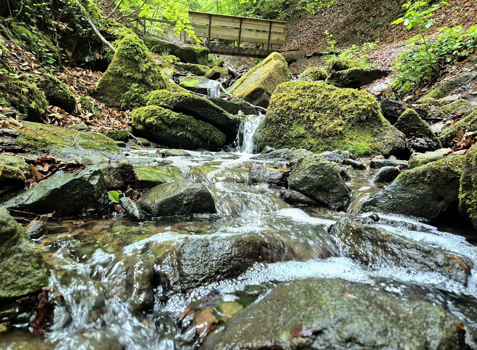 Геслахские водопады в Штутгарте, Германия