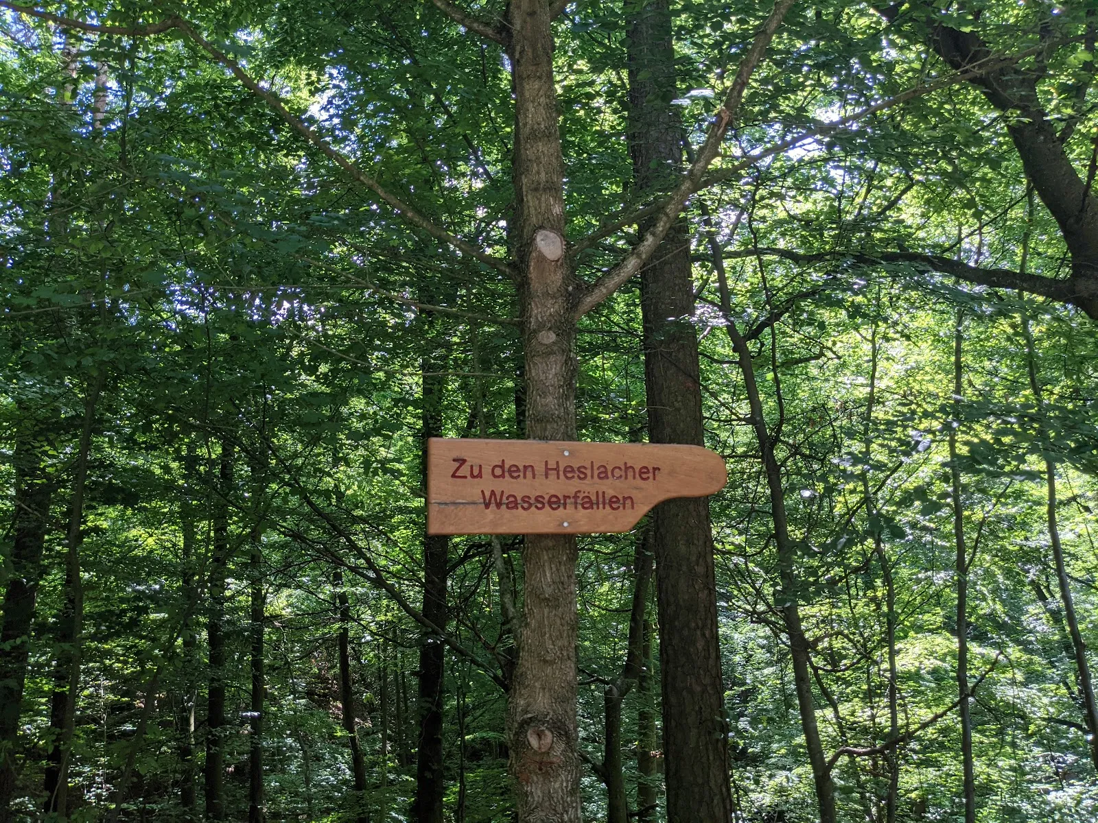 Геслахские водопады в Штутгарте, Германия