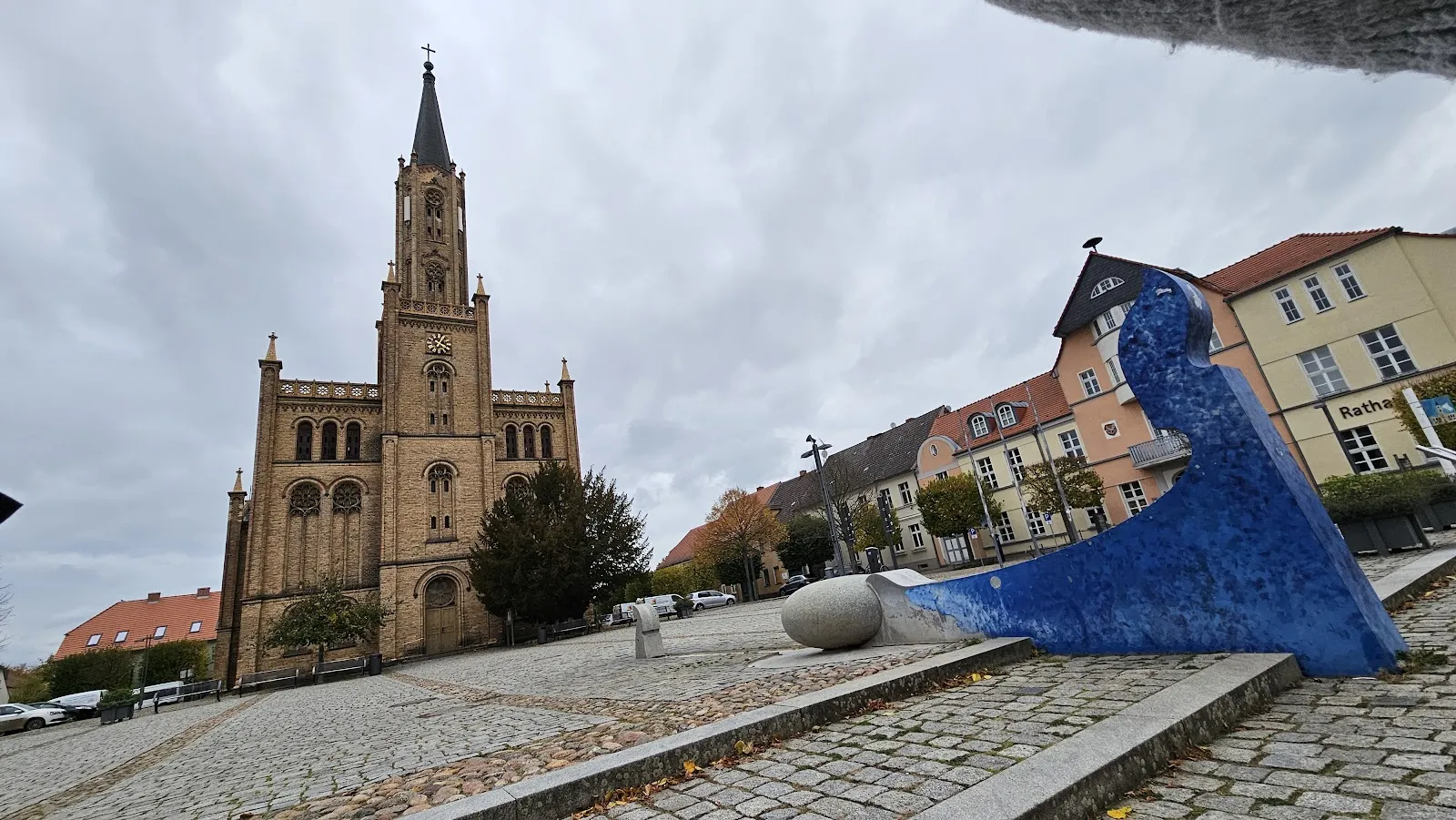 Городская церковь Фюрстенберга, Германия, вид снаружи