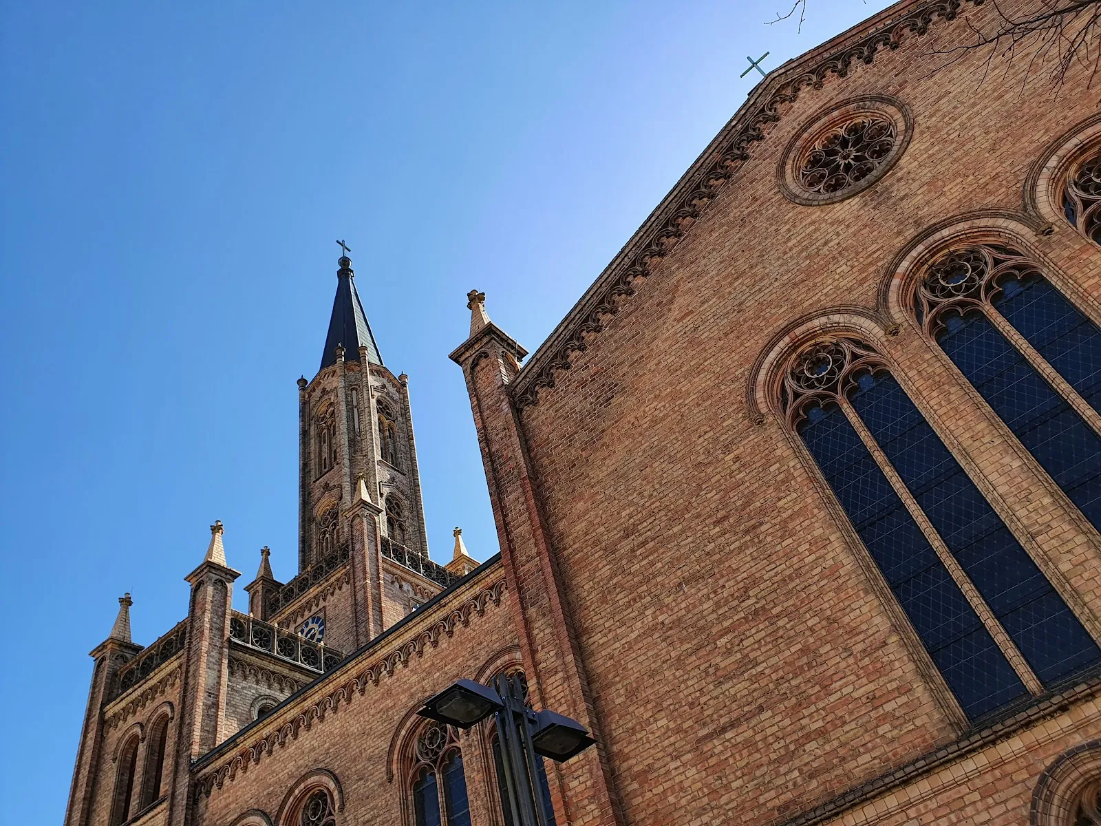 Городская церковь Фюрстенберга, Германия, вид снаружи