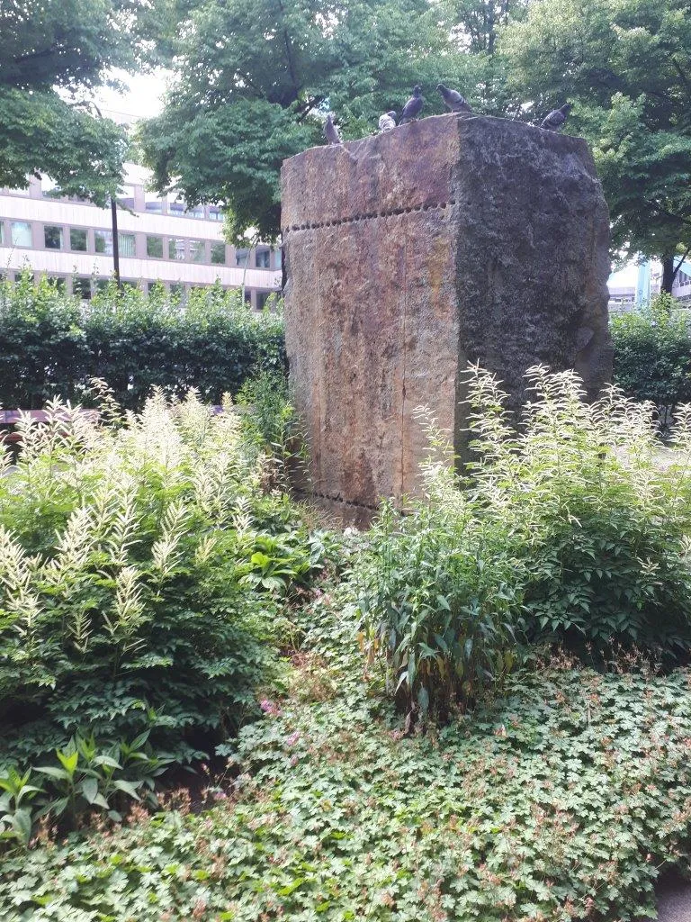 Исторические оборонительные сооружения Грюнанлаге Хопфенмаркт в Гамбурге.