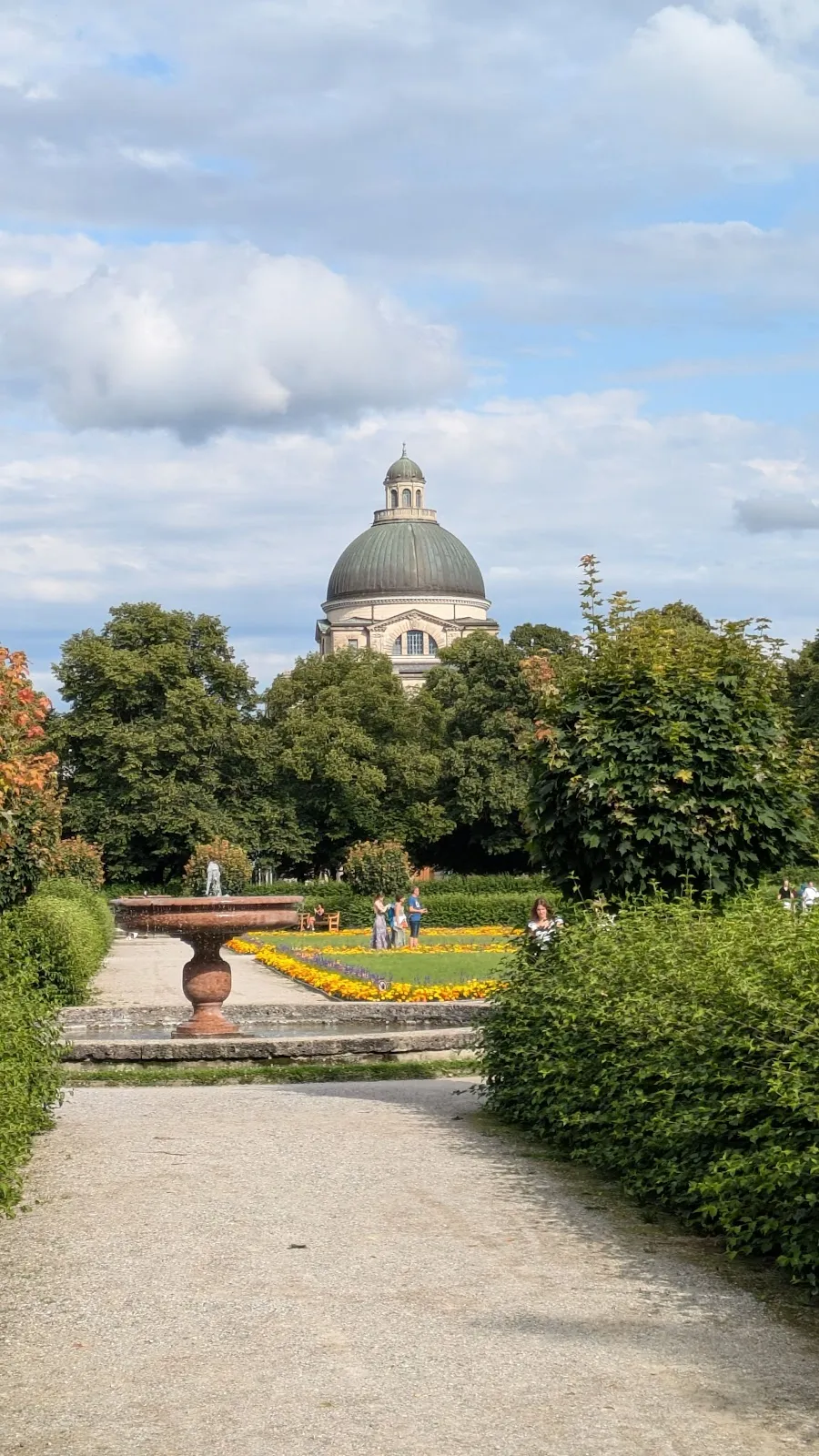 Дворцовый сад Хофгартен в Мюнхене