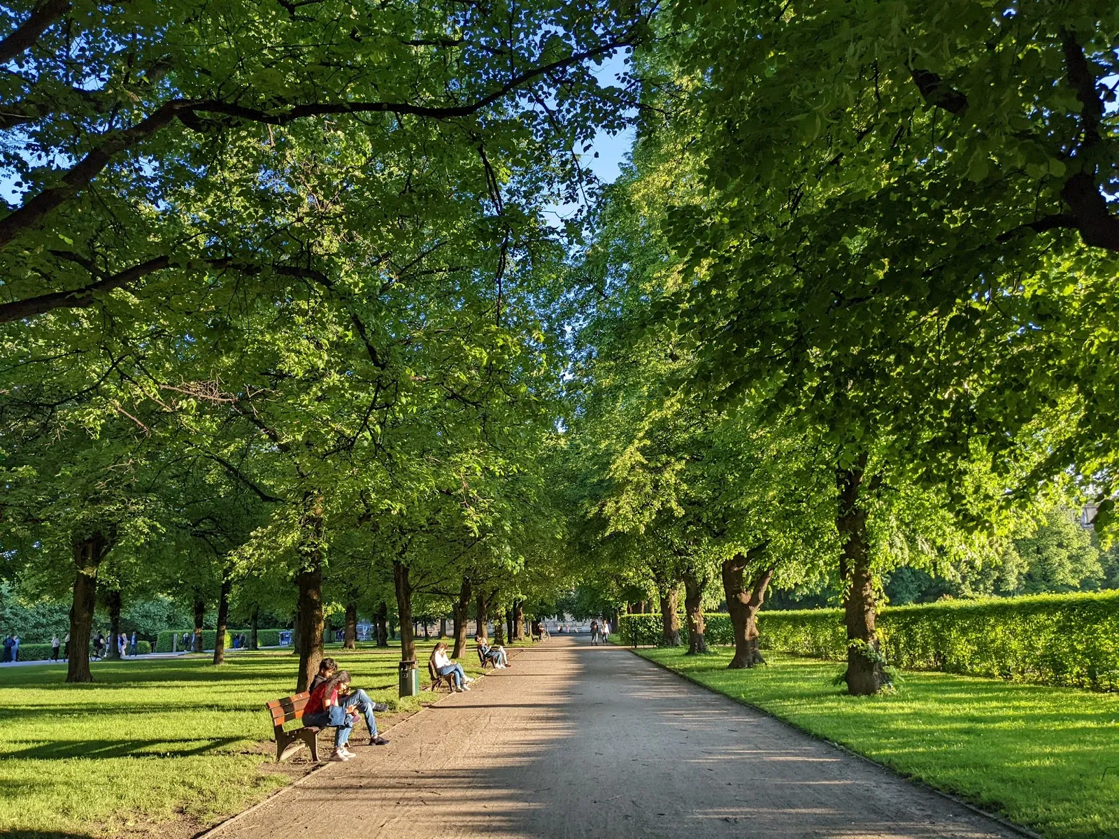 Дворцовый сад Хофгартен в Мюнхене