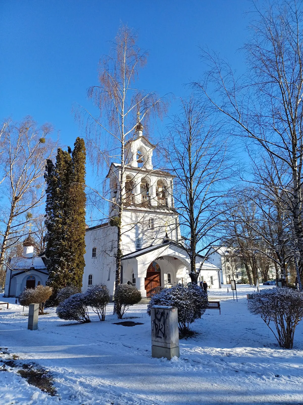 Внешний вид Храма Новомучеников и Исповедников Российских и Святителя Николая в Мюнхене
