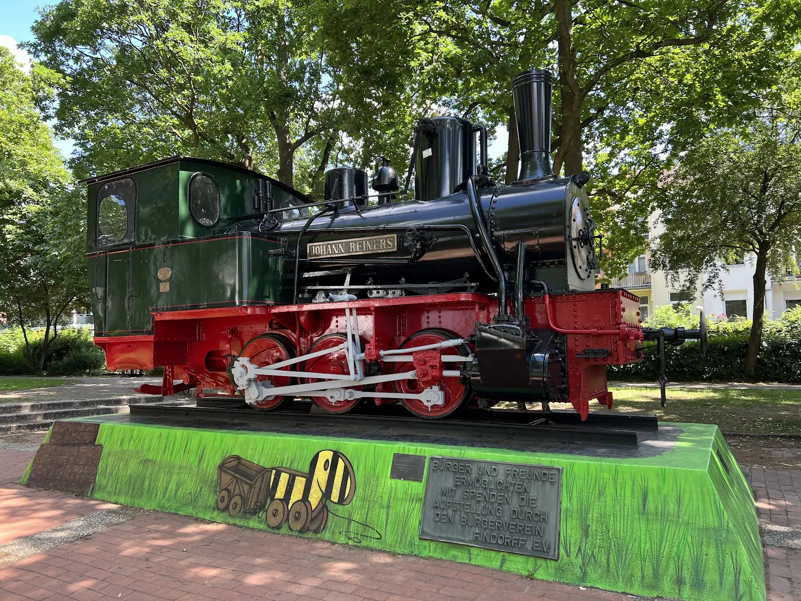 Исторический локомотив Яна Рейнерса