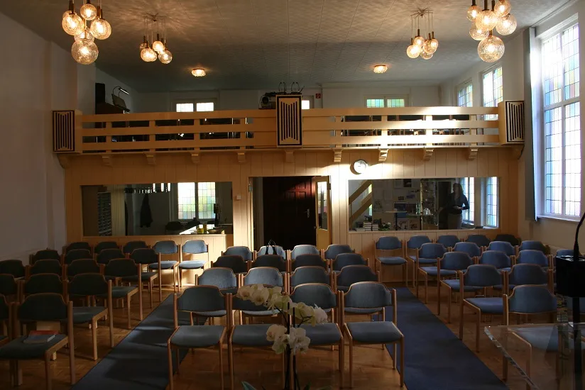 Старинная капелла на Гюизеттштрассе в городе Целле, Германия.