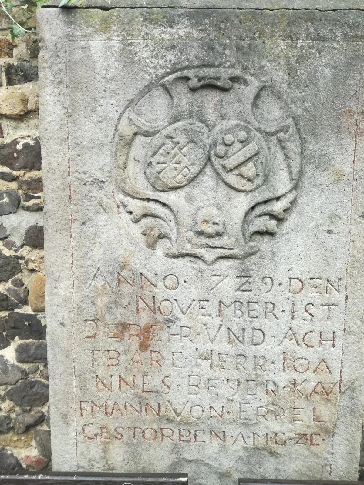 Фасад Кармелитского монастыря в Бонне