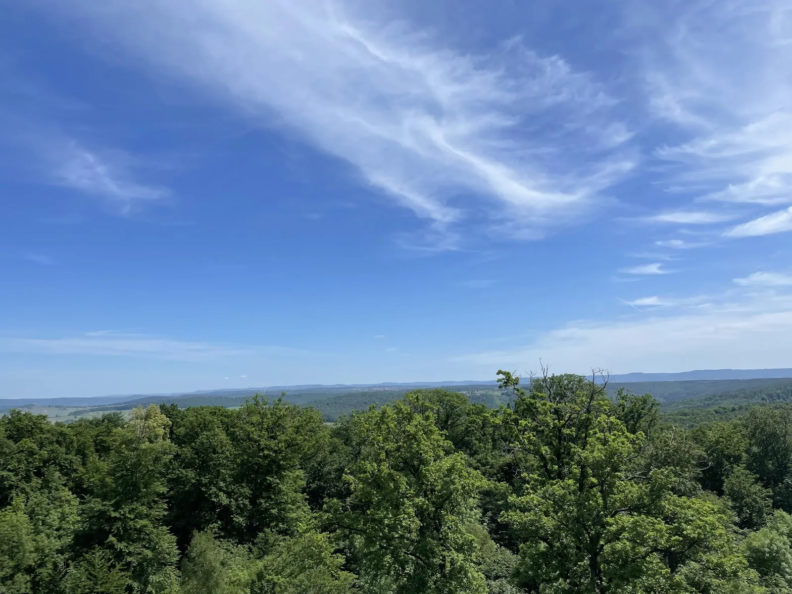 Вид с башни Кернентурм на окрестности