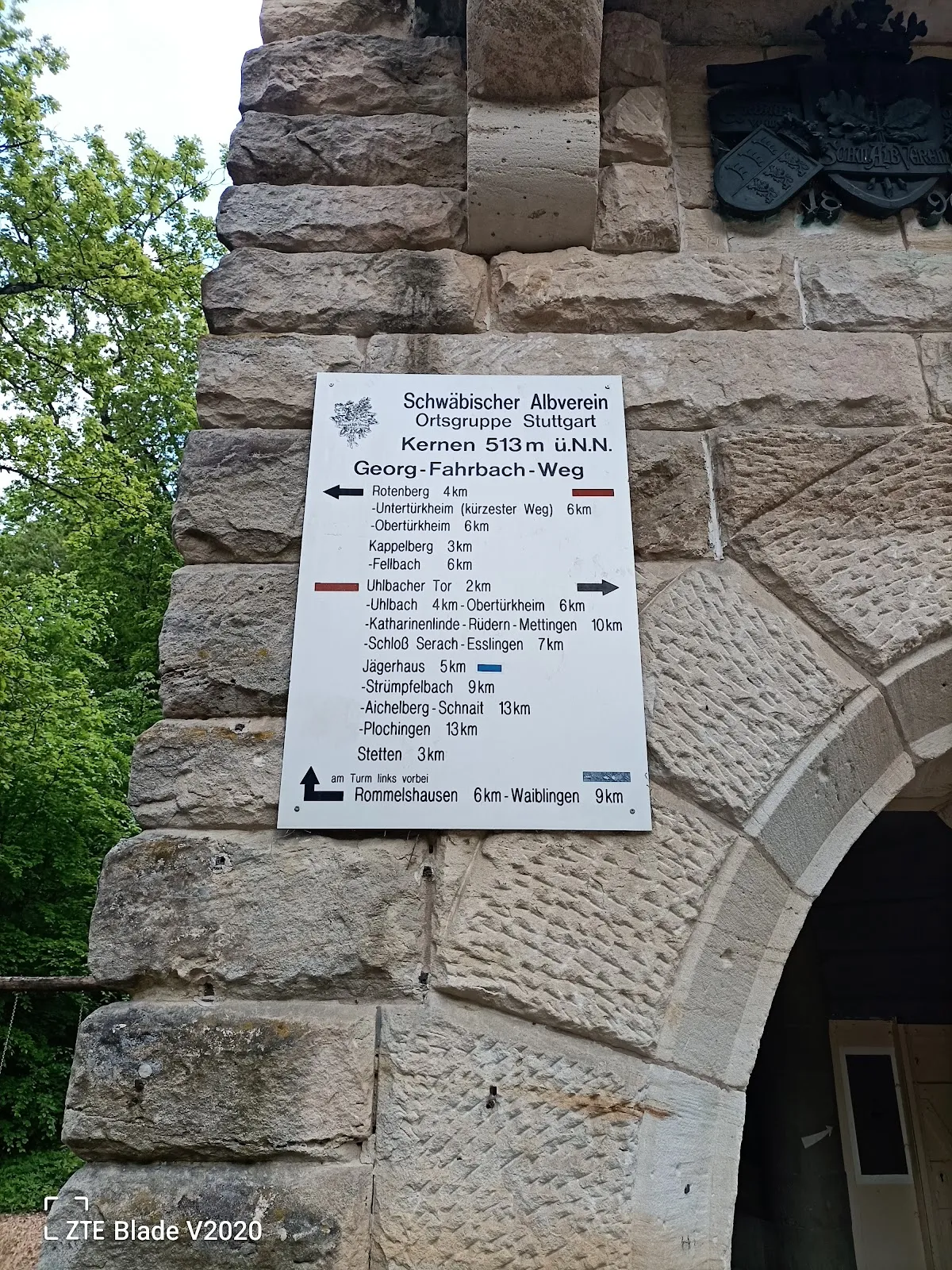 Вид с башни Кернентурм на окрестности