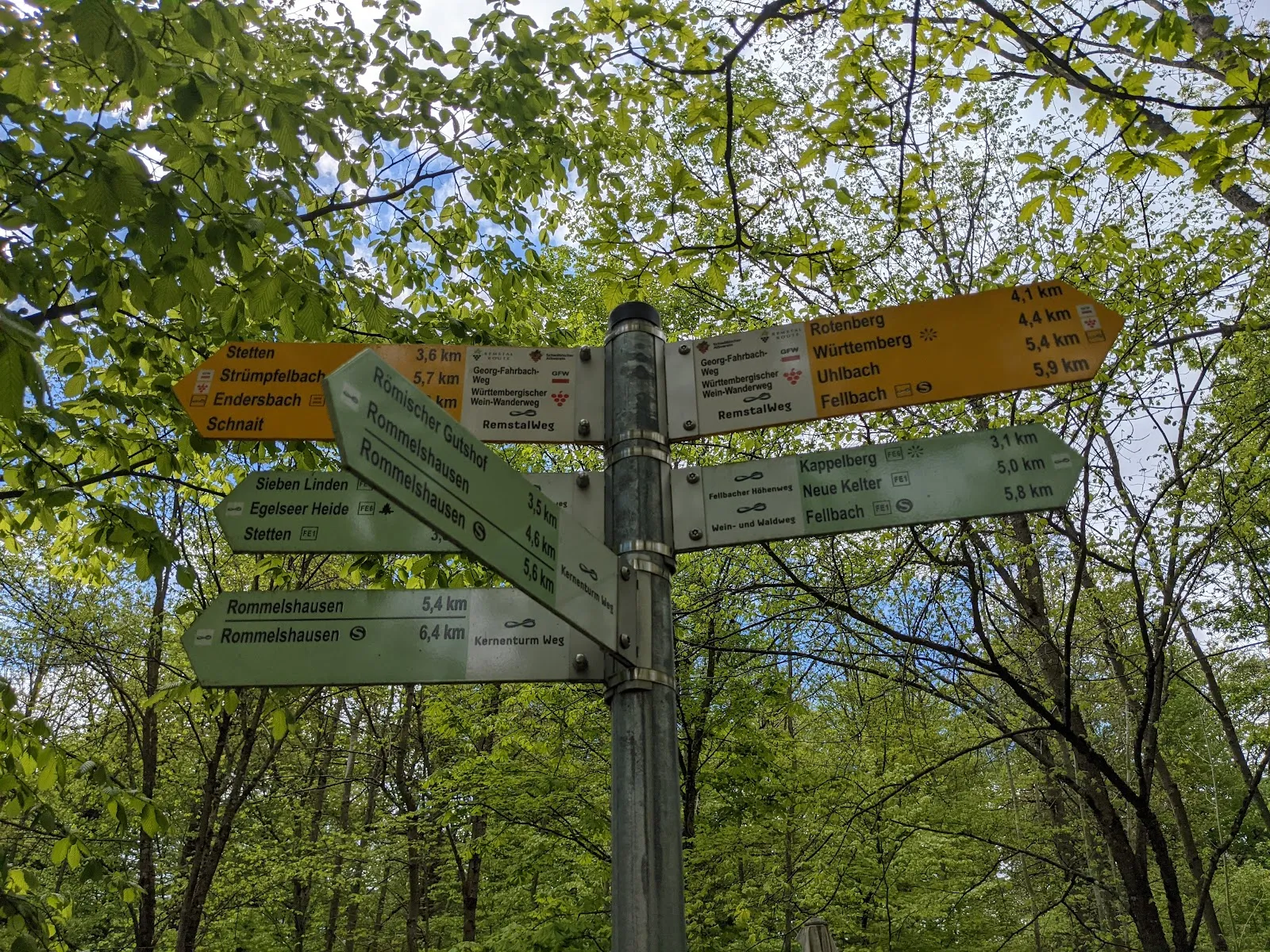 Вид с башни Кернентурм на окрестности