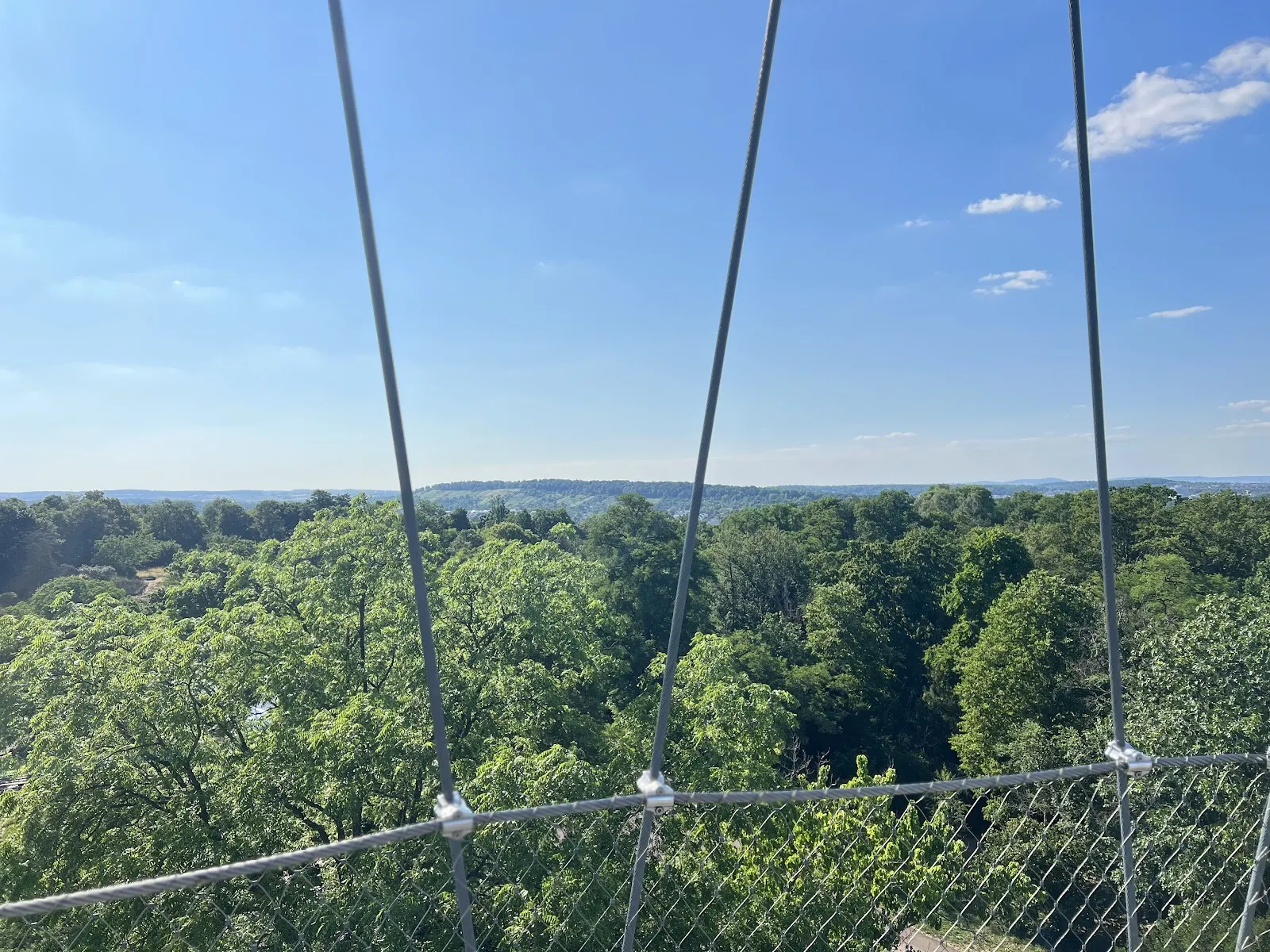 Вид на Штутгарт с Киллесбергской башни