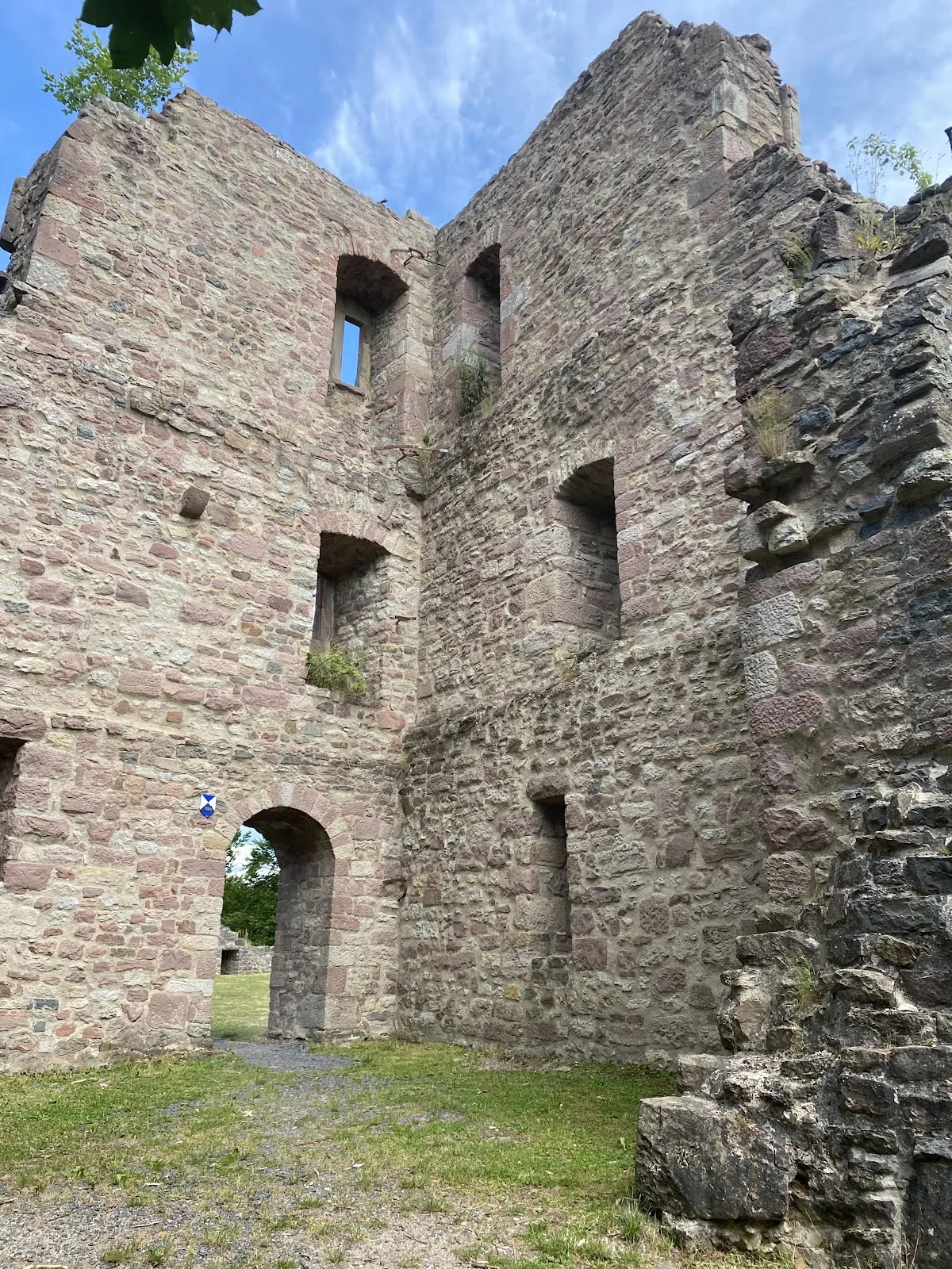 Вид на крепость Штекельберг в Германии